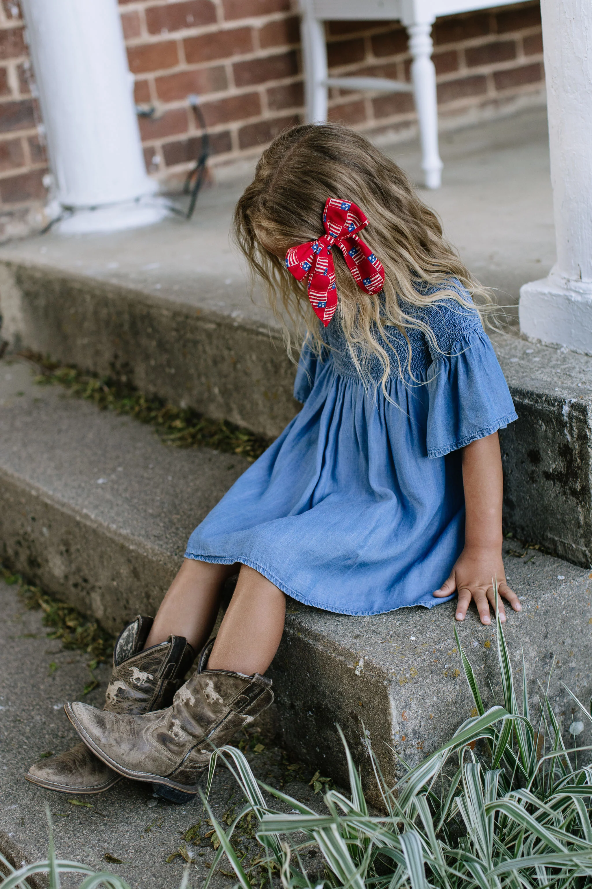 Betsy Ross Darling Hair Bow - Image 4