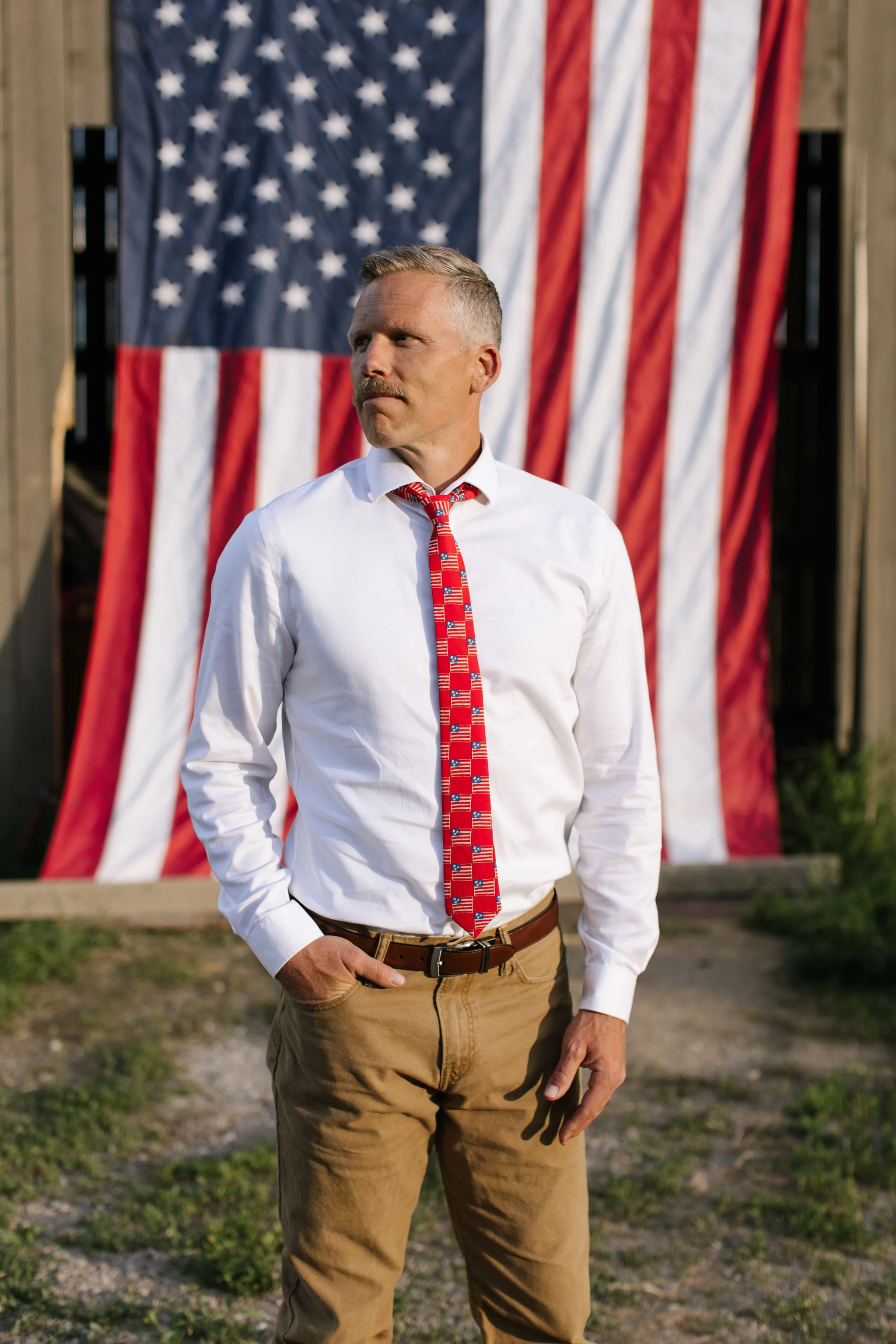 Betsy Ross Men's Tie - Image 4