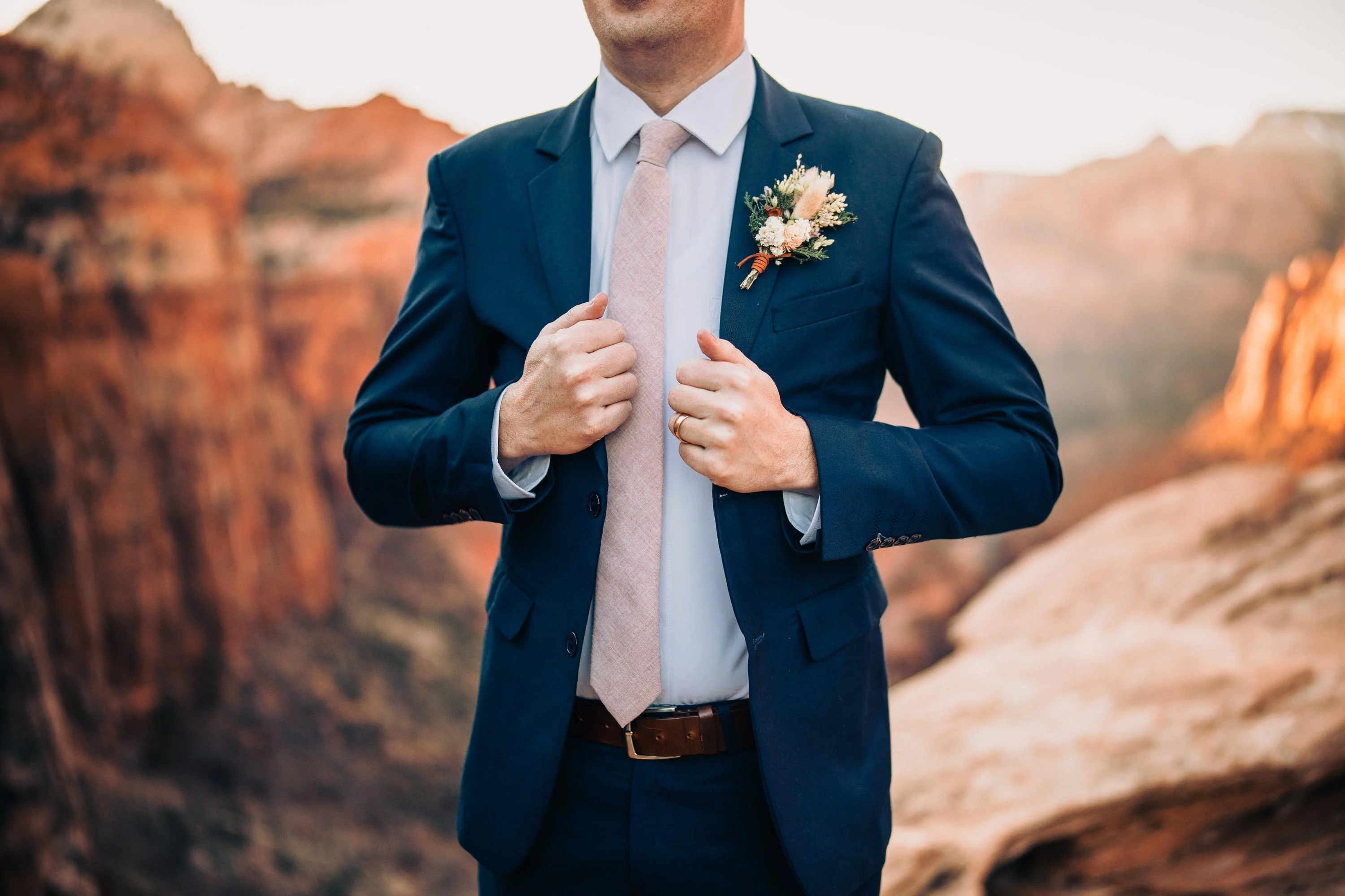 Blushing Men's Tie - Image 8
