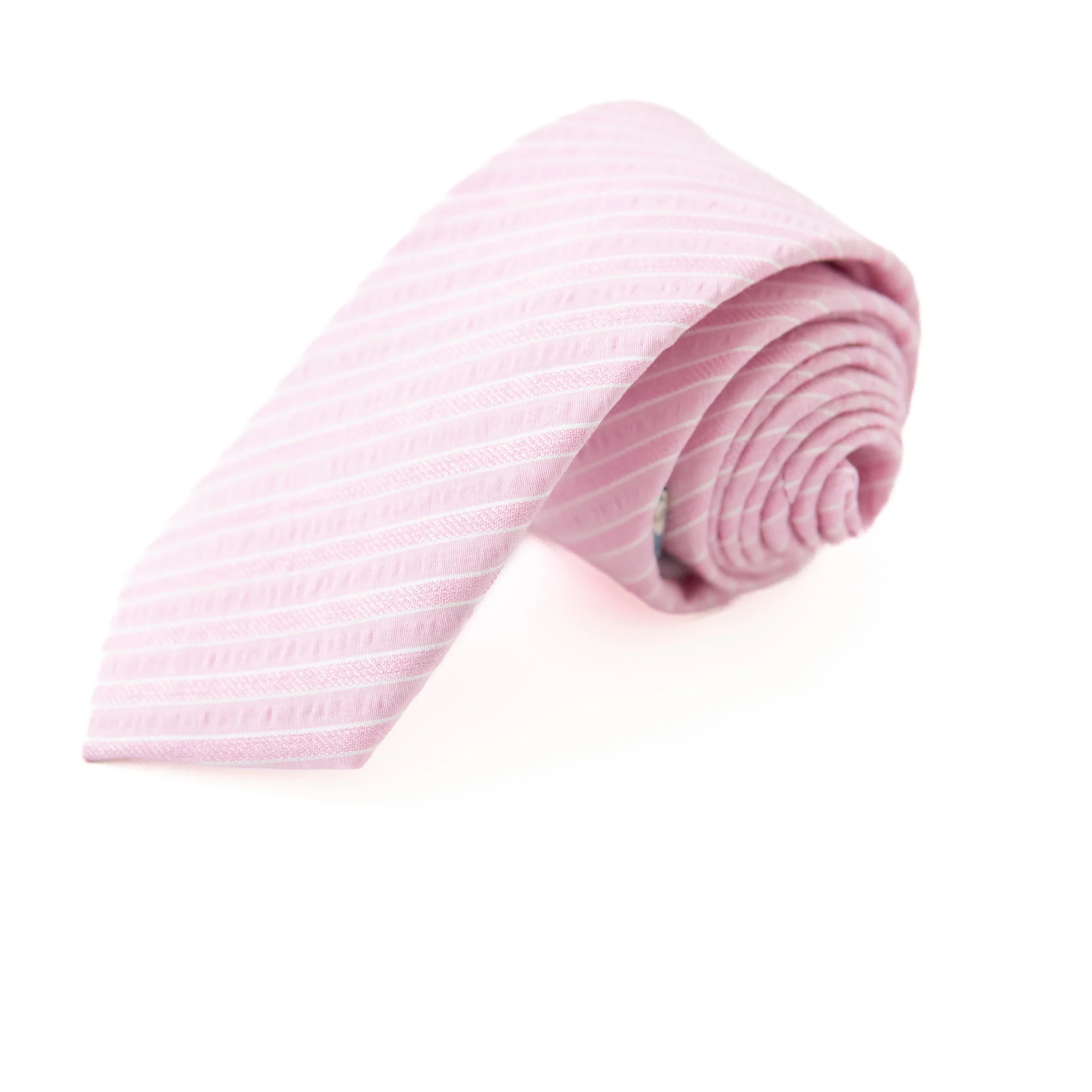 Bubble Gum Stripe Men's Tie - Image 4
