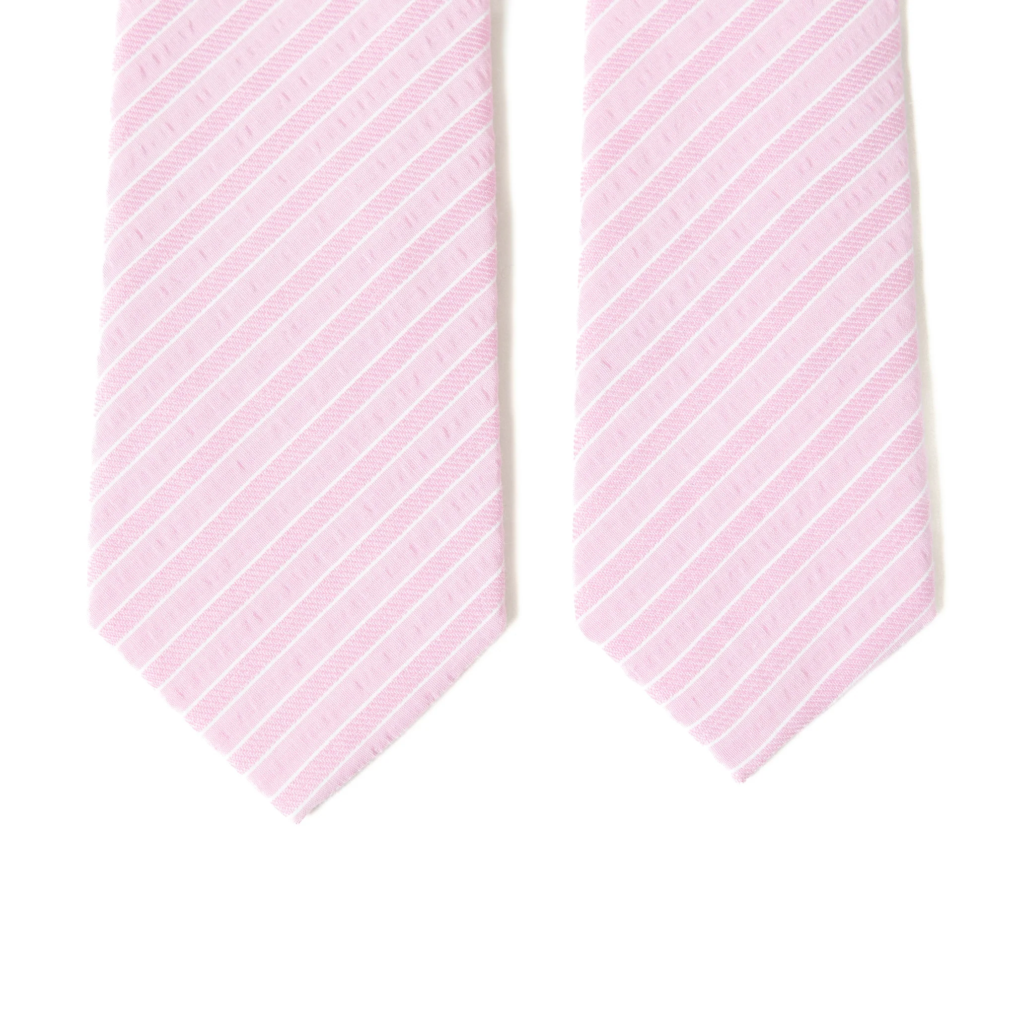 Bubble Gum Stripe Men's Tie - Image 5