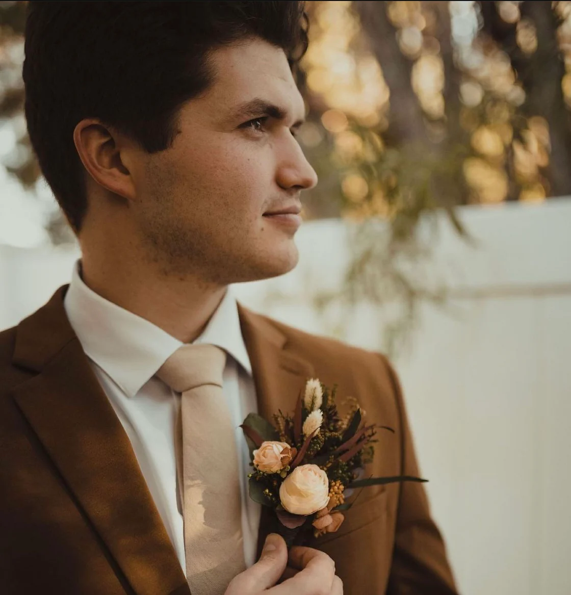 Champagne Men's Tie - Image 10