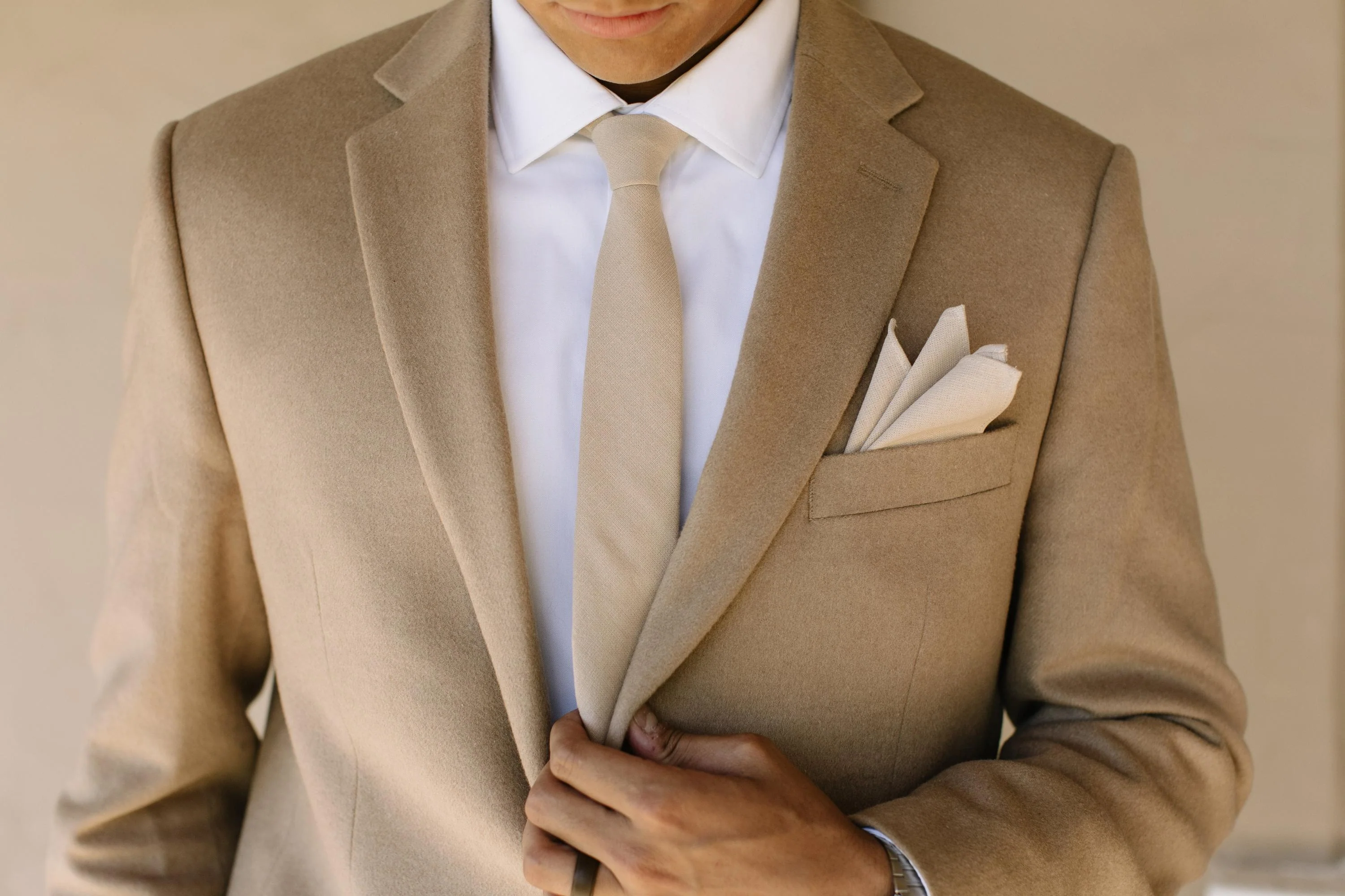 Champagne Pocket Square - Image 4