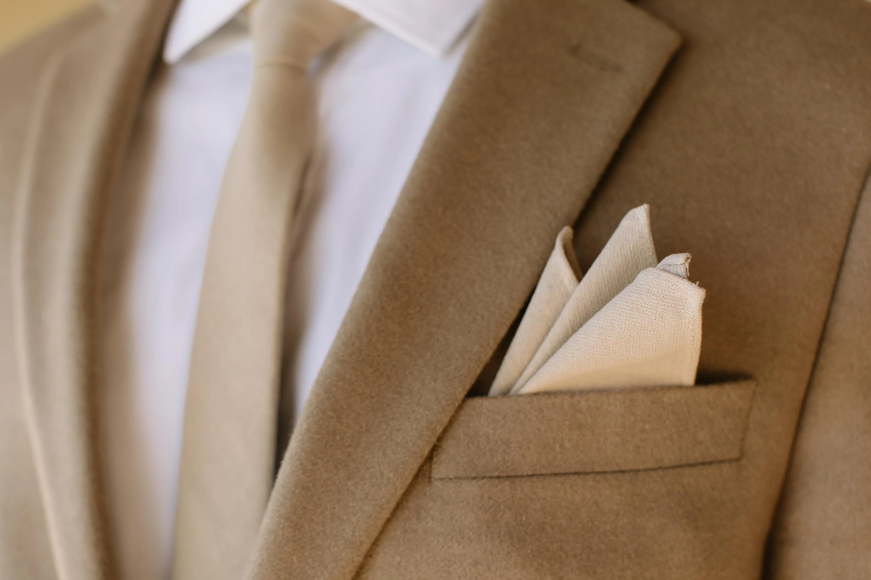 Champagne Pocket Square - Image 5