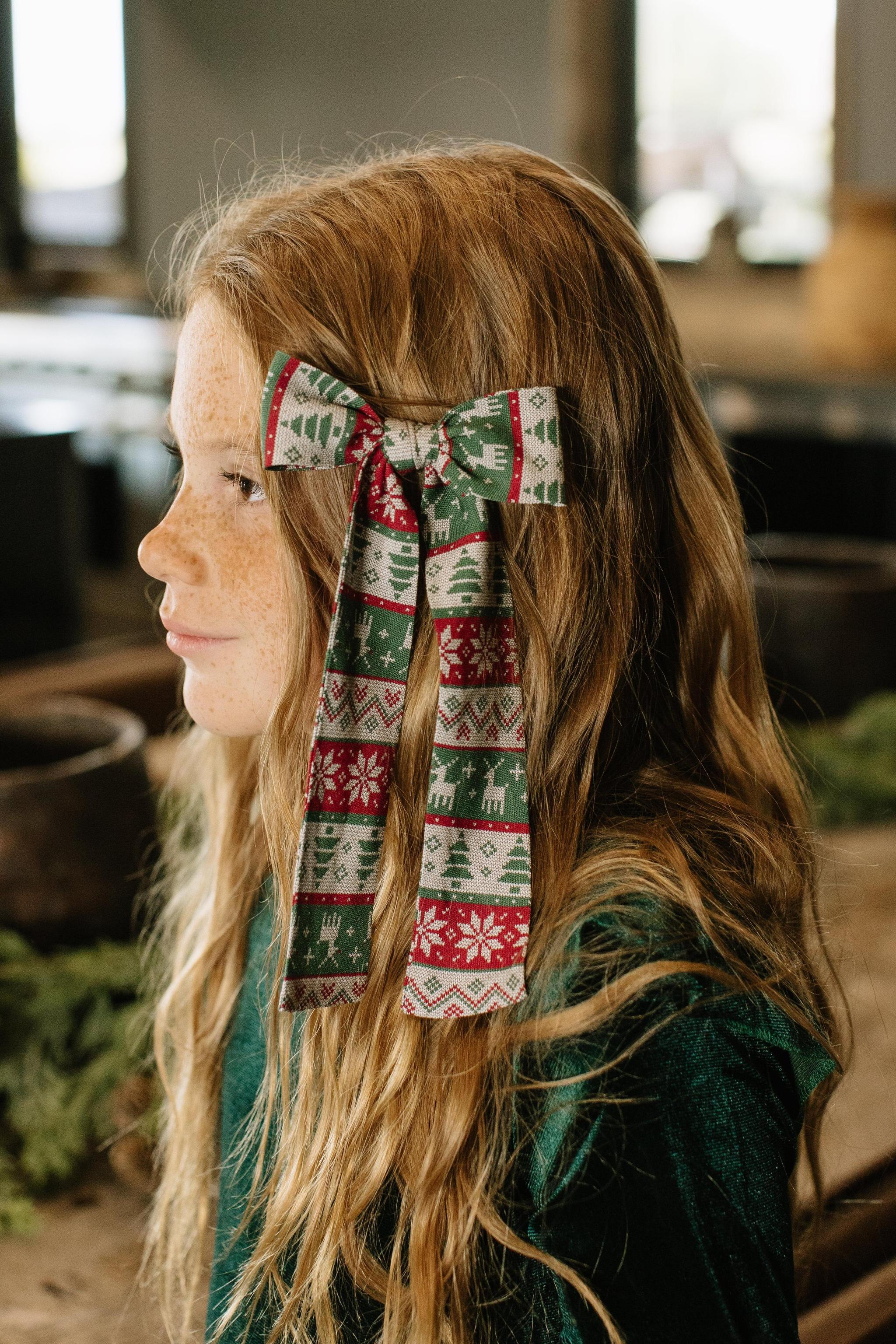 Christmas Sweater - Lady Hair Bow - Image 2