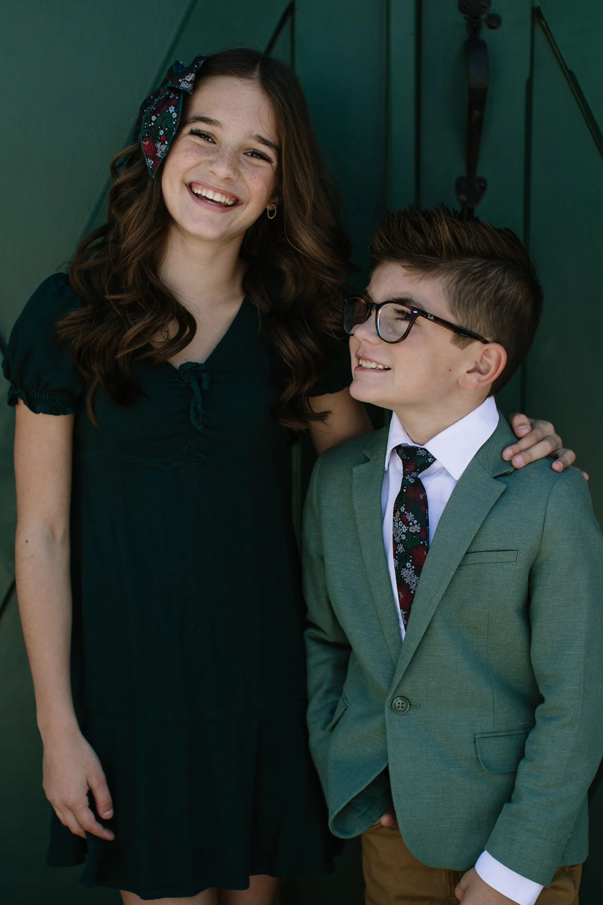 Dashing Floral Boys Tie - Image 2