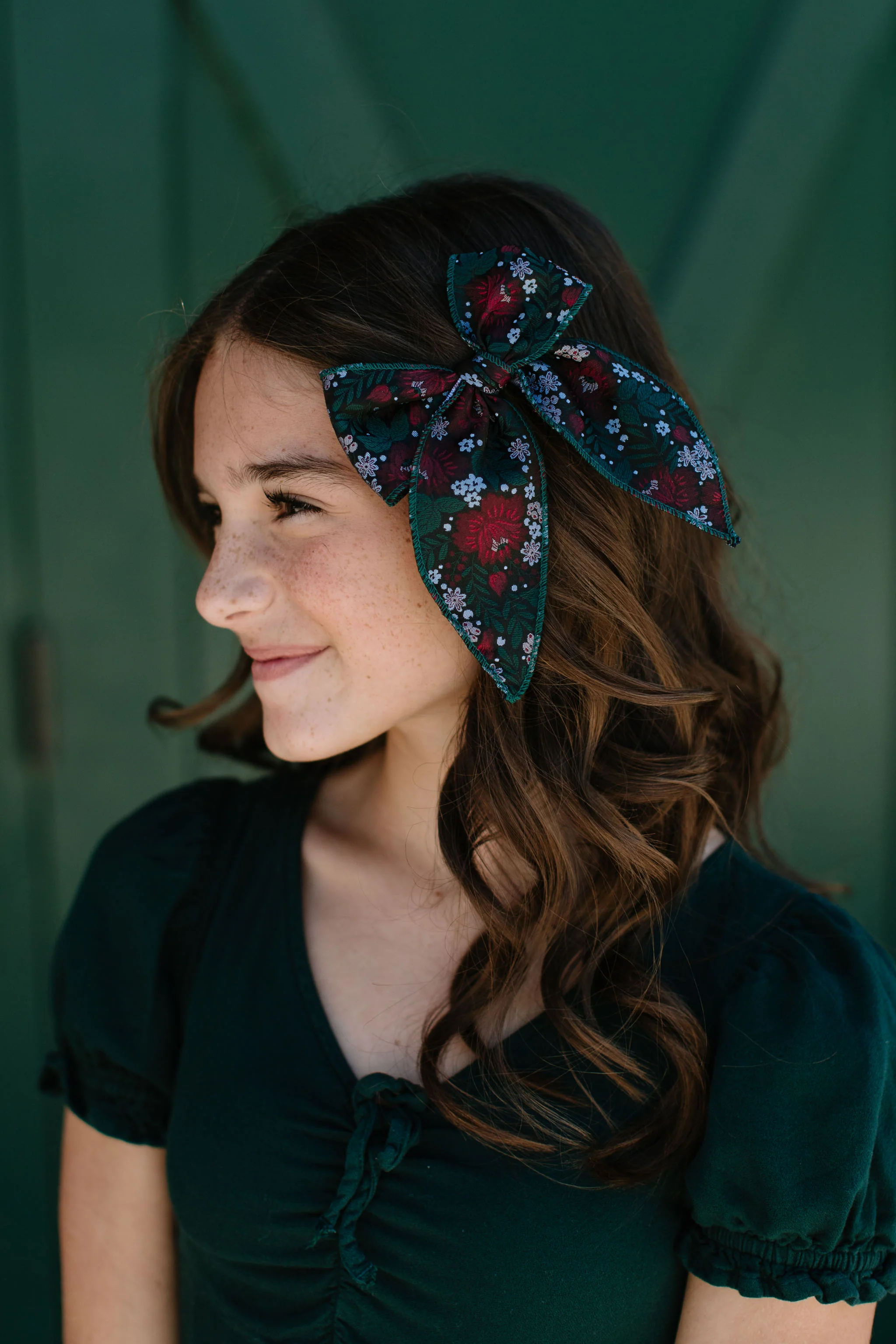 Dashing Floral Darling Hair Bow - Image 9
