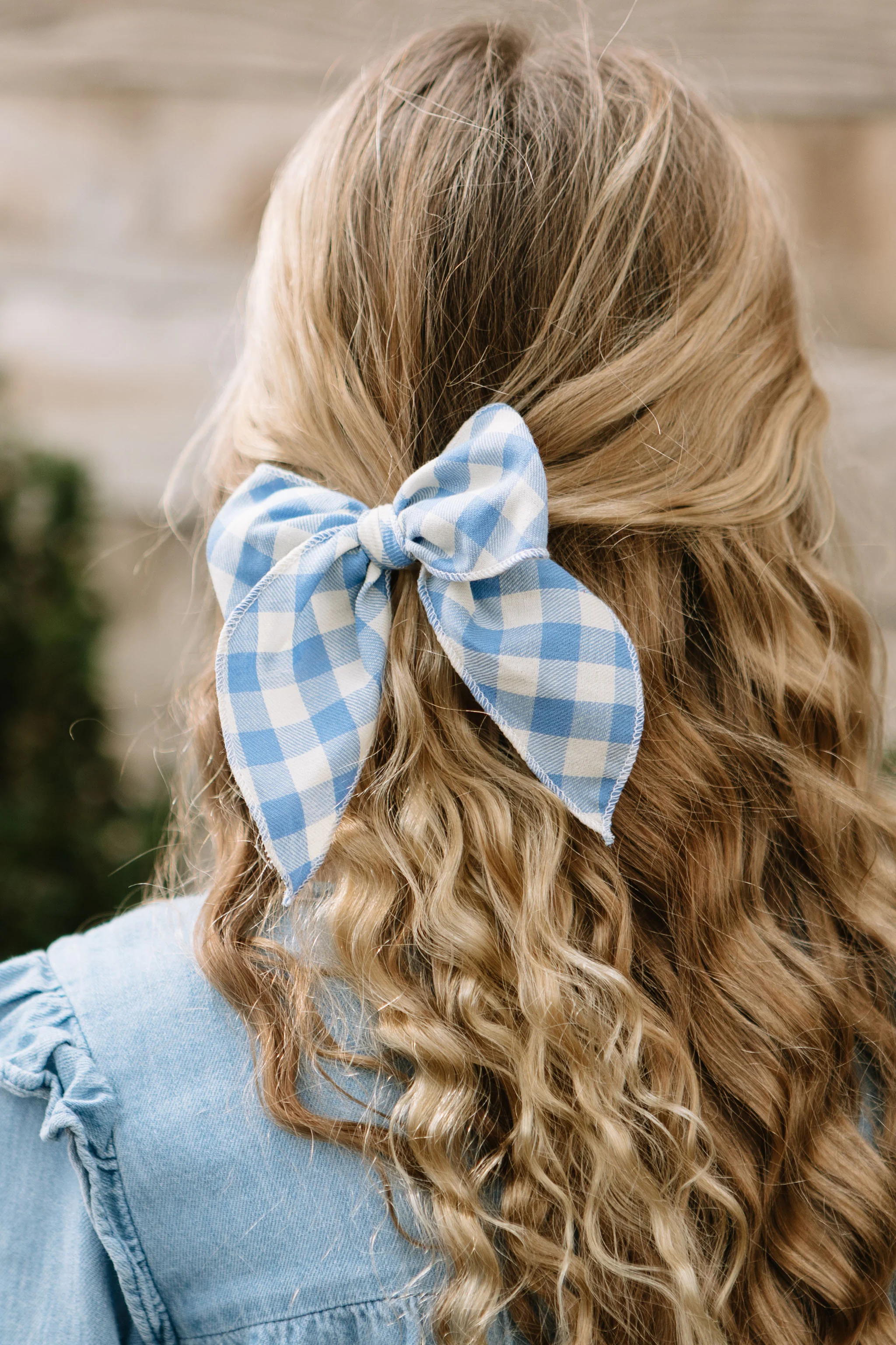 Daybreak Plaid Darling Hair Bow - Image 4