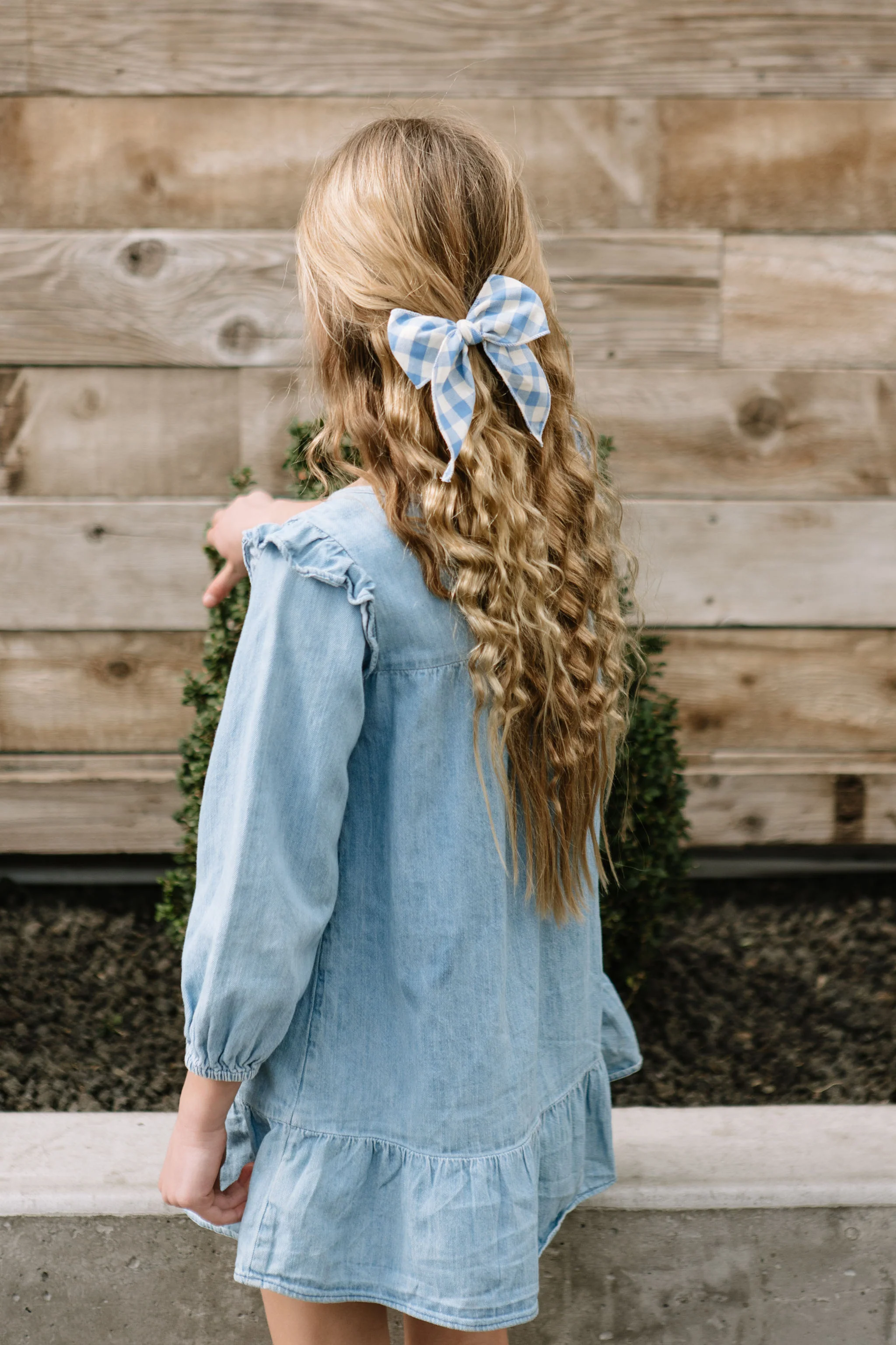 Daybreak Plaid Darling Hair Bow - Image 6