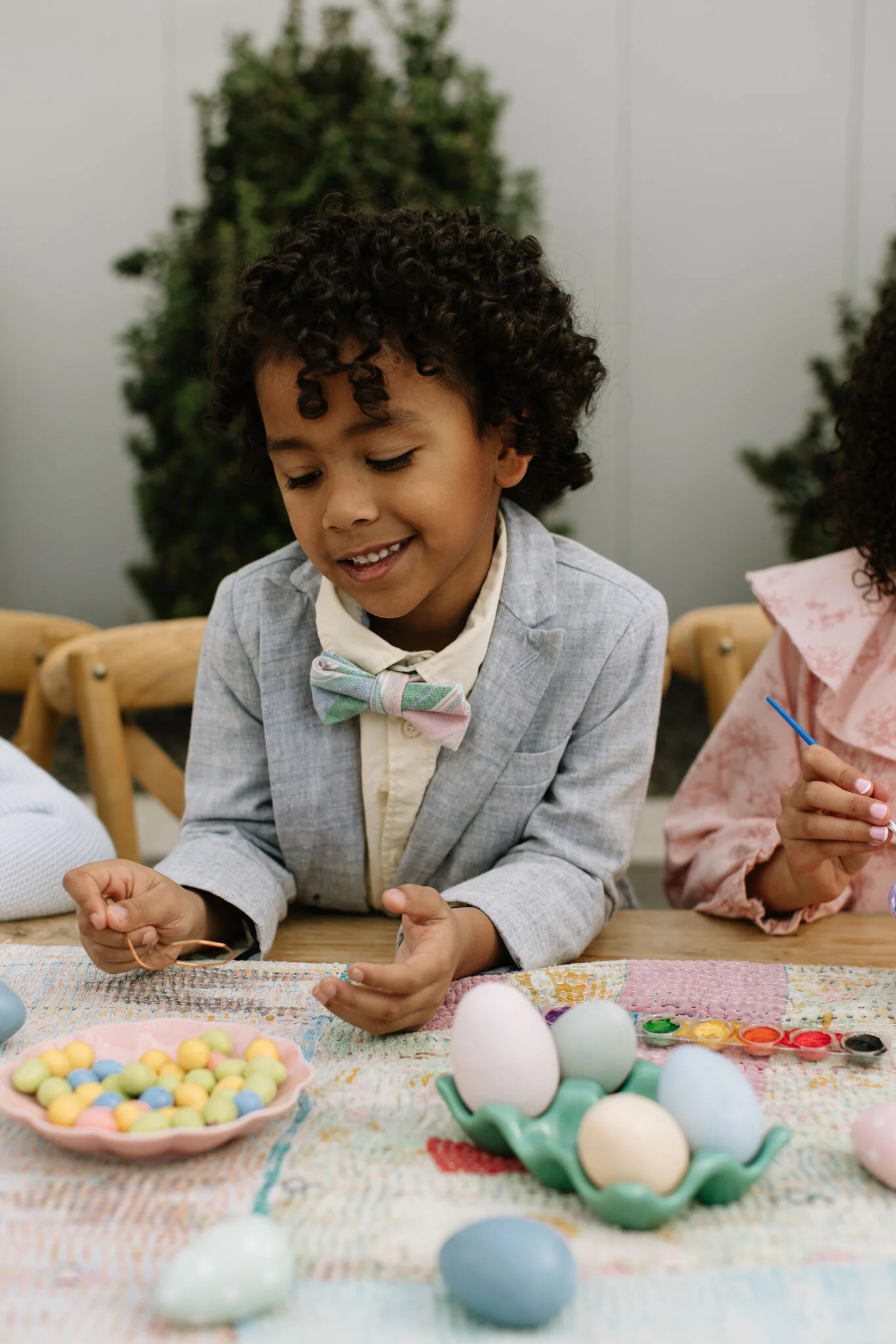 Easter Basket Stripe Boys Tie - Image 4