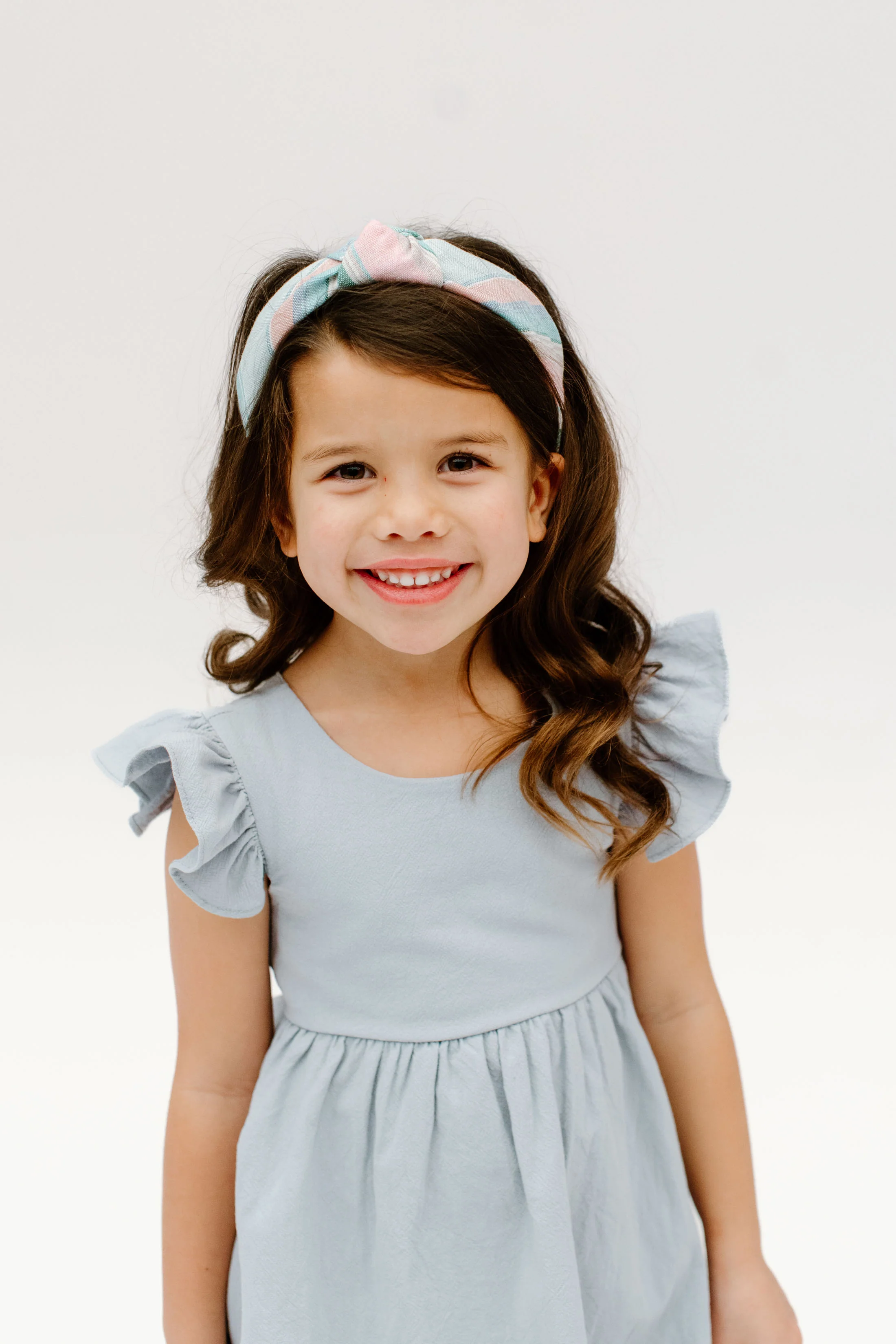 Easter Basket Stripe Knotted Headband - Image 5