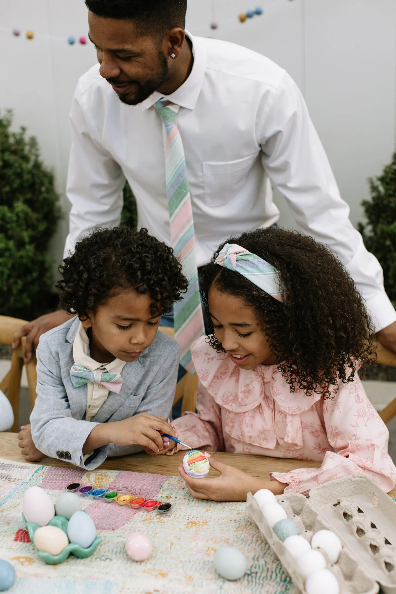 Easter Basket Stripe - Men's Tie - Image 8