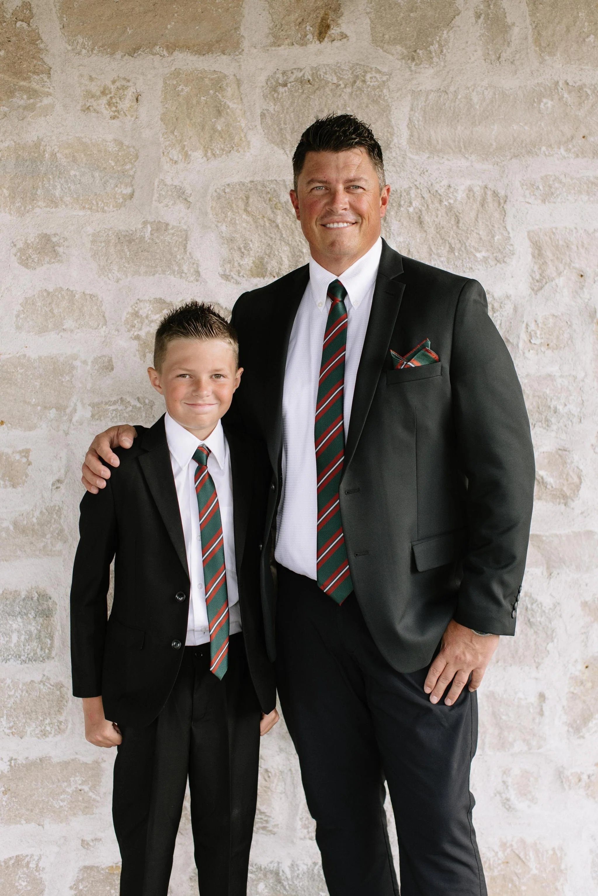 Ebenezer Stripe - Boys Tie - Image 2
