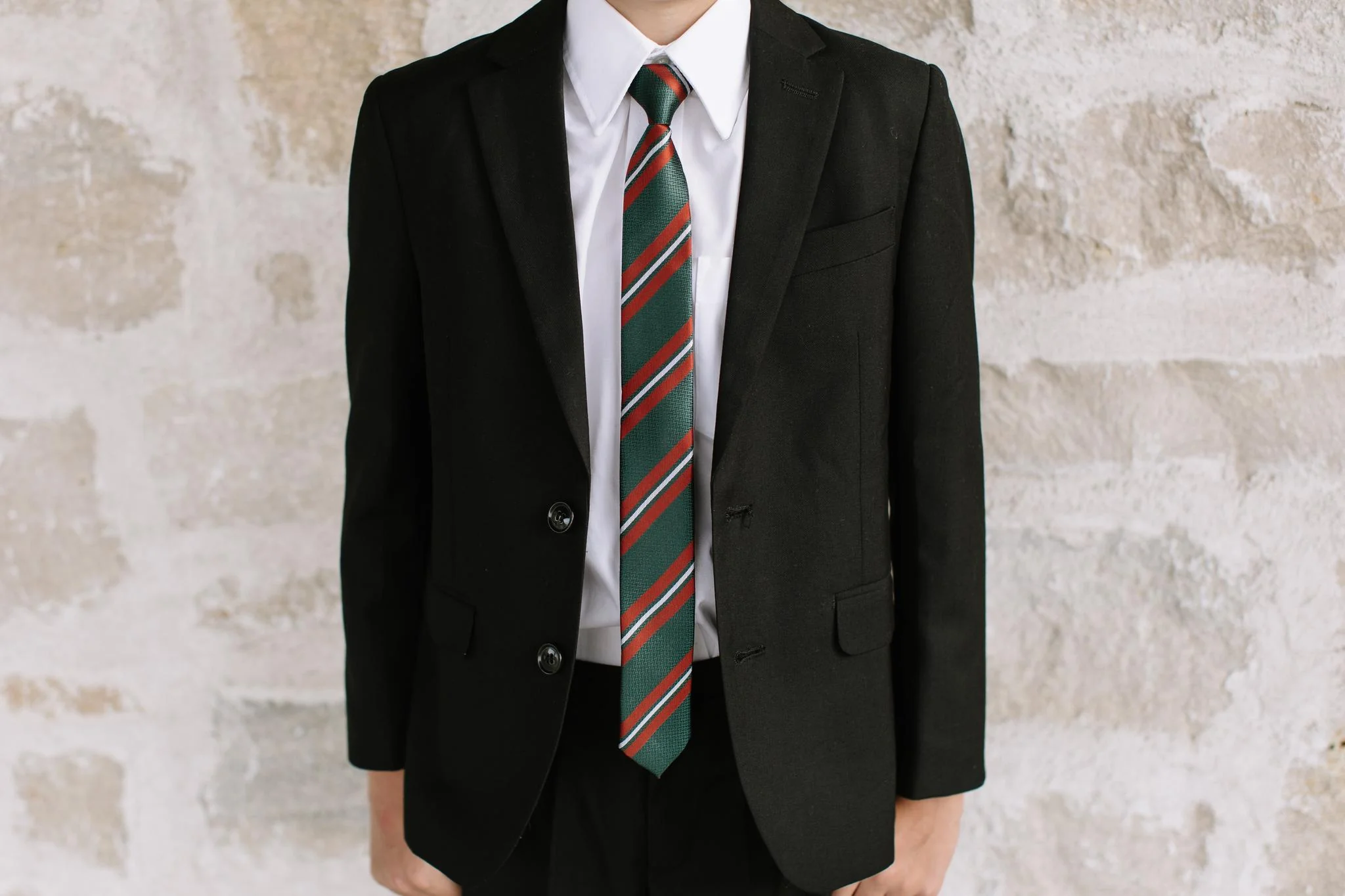 Ebenezer Stripe - Boys Tie - Image 4