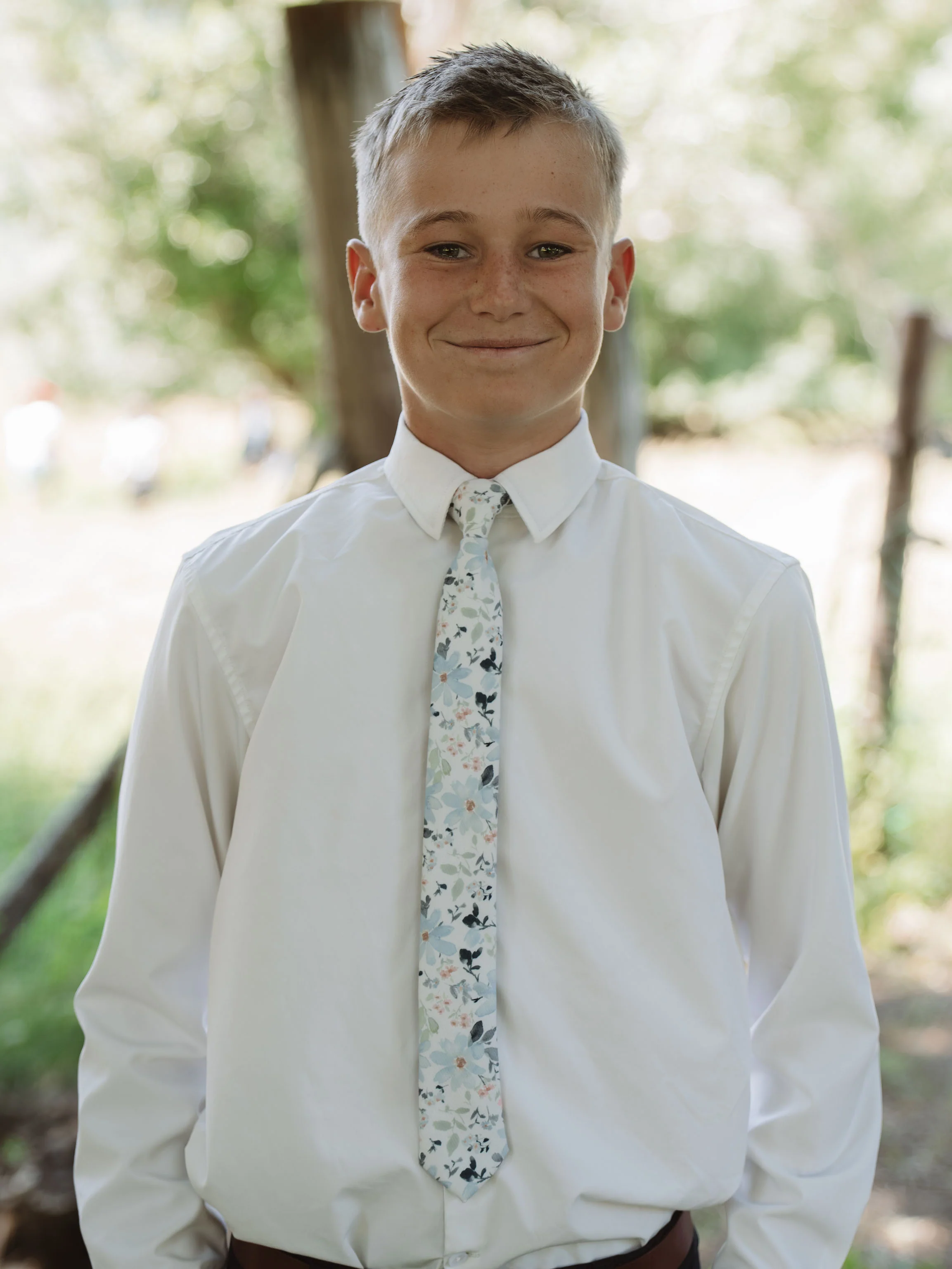 Eva Floral Boys Tie - Image 7