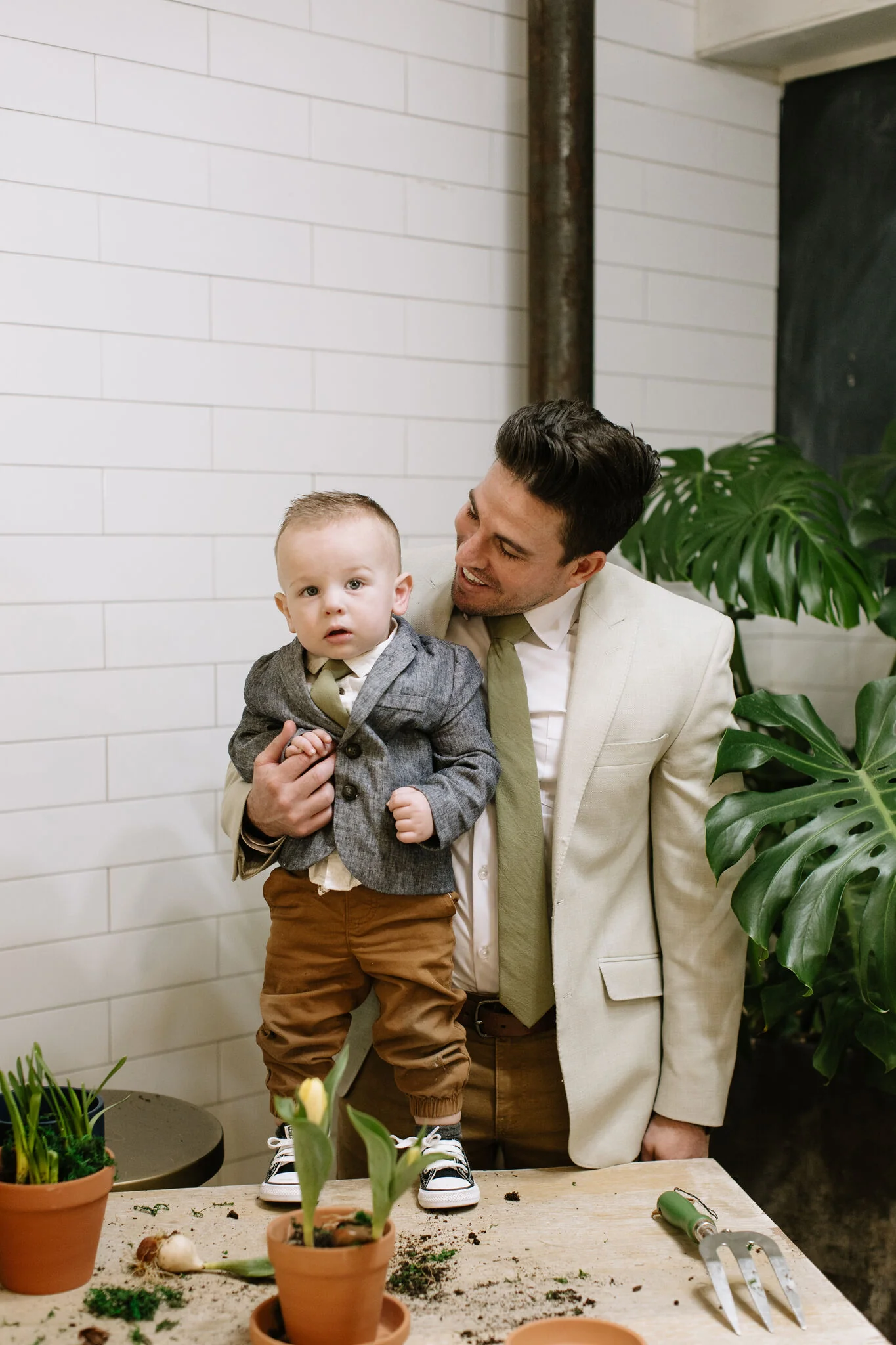 Fern Men's Tie - Image 6
