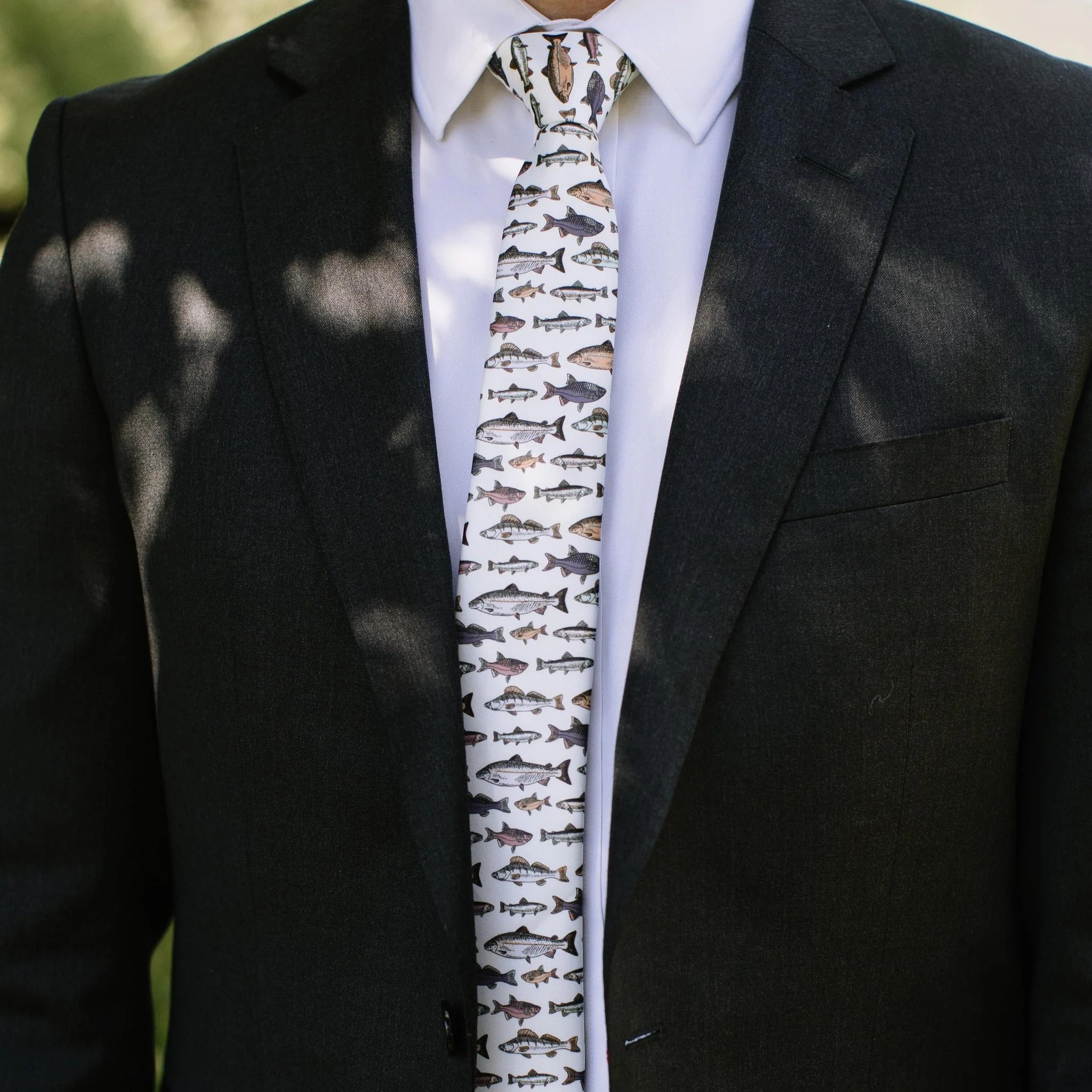 Fish On! Men's Tie - Image 2
