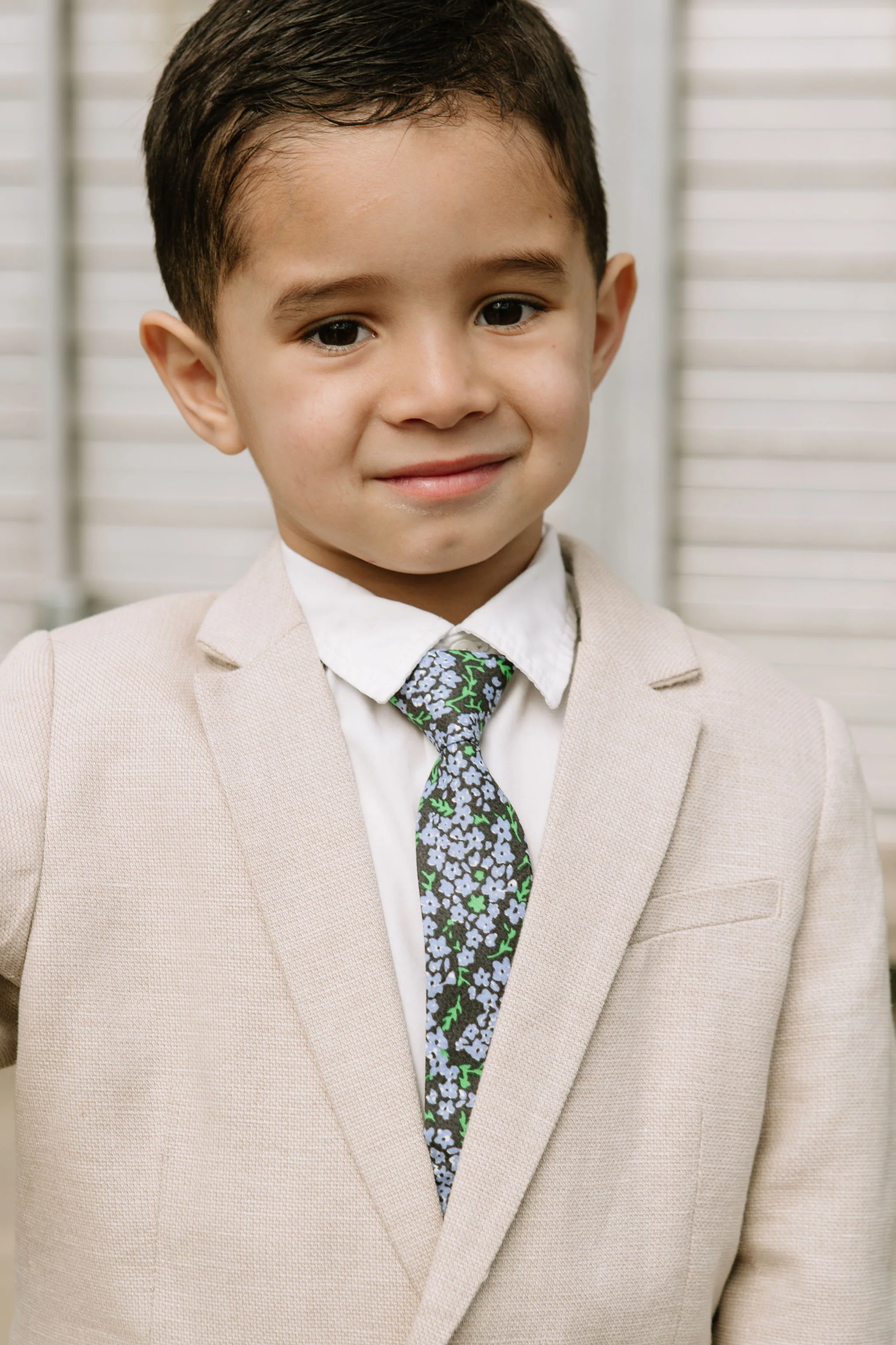 Flynn Floral Boys Tie - Image 2