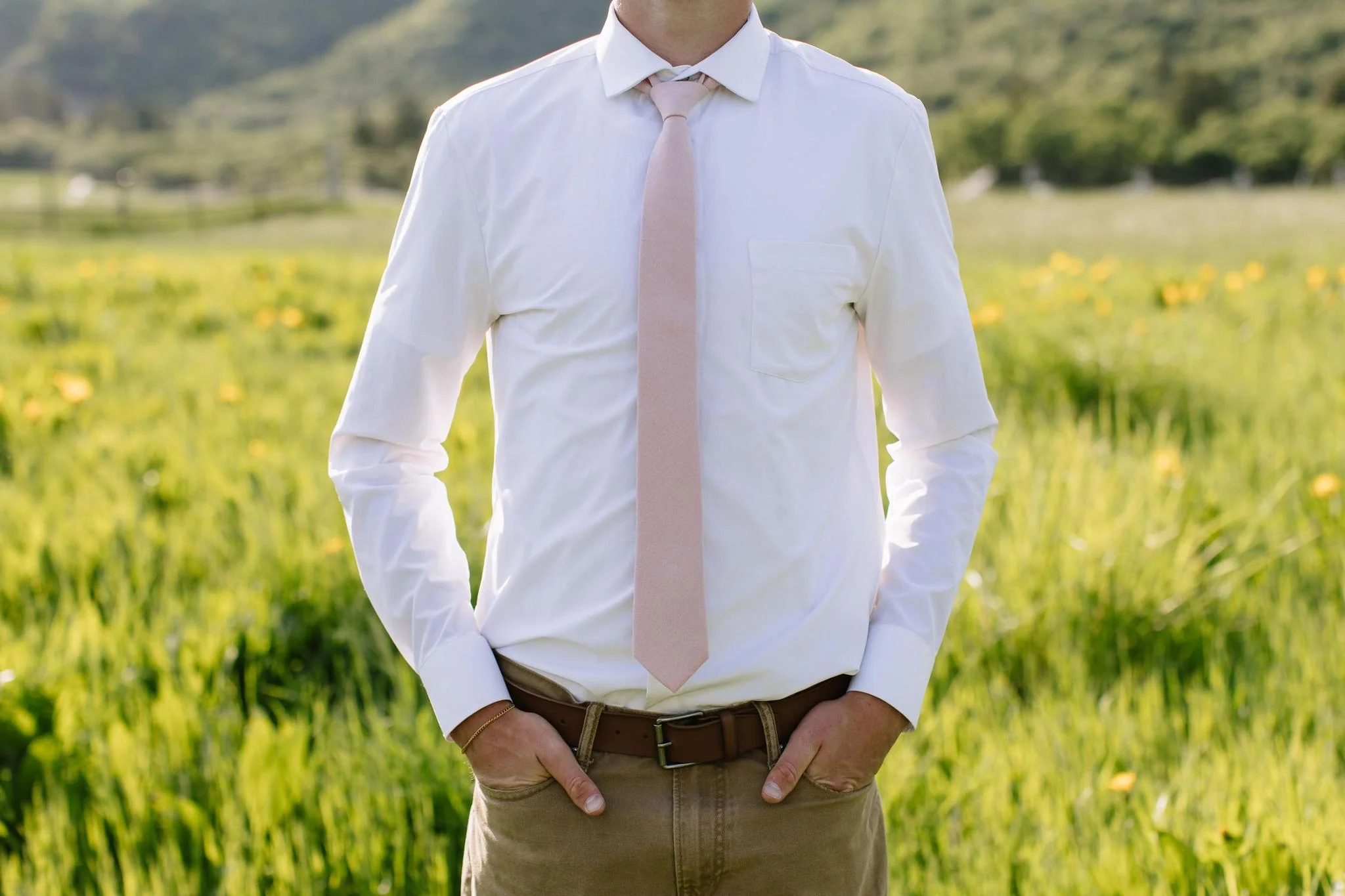 Petal  - Men's Tie - Image 9