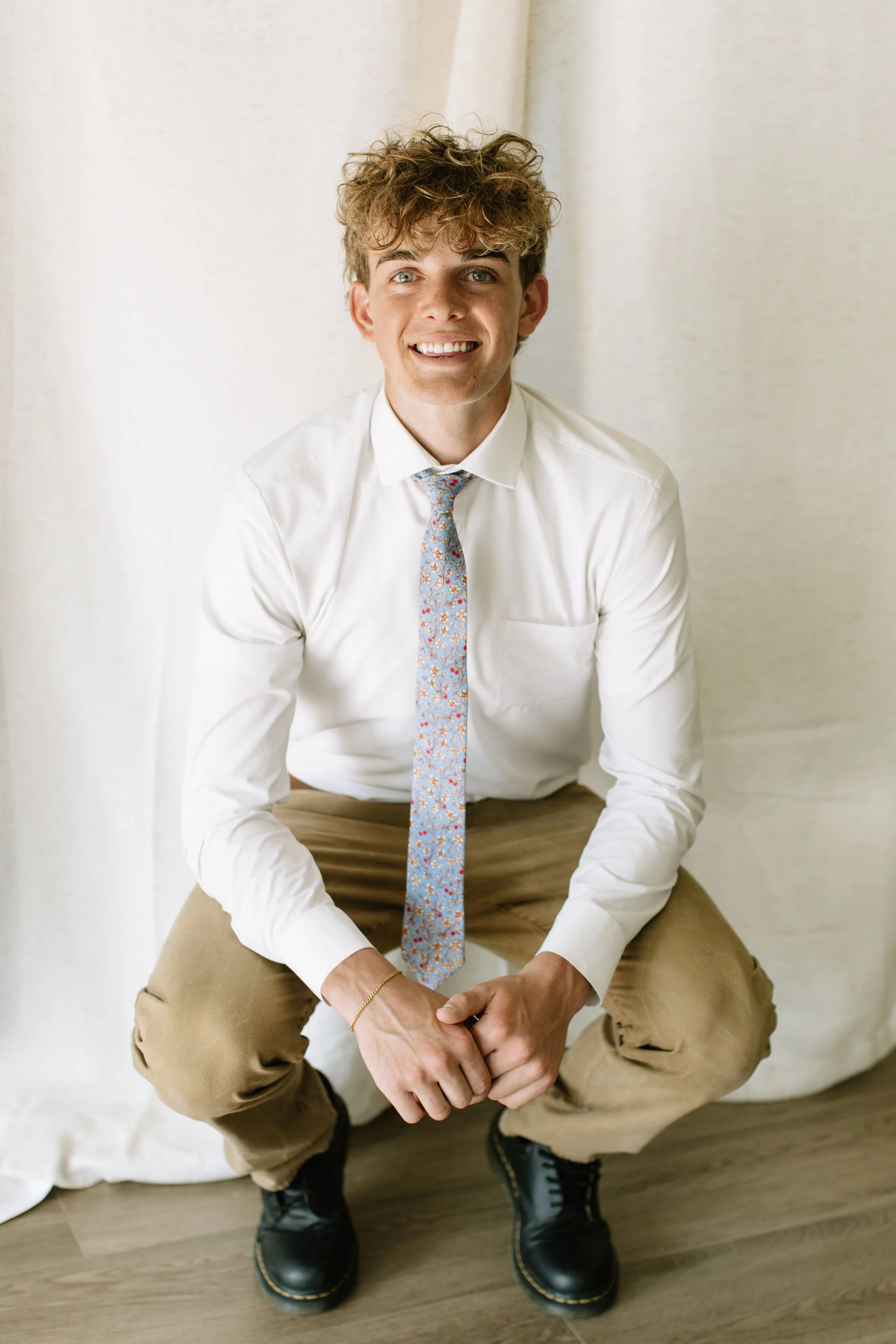 Franklin Floral Men's Tie - Image 8