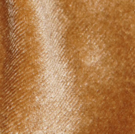 Gold Velvet Darling Hair Bow - Image 3