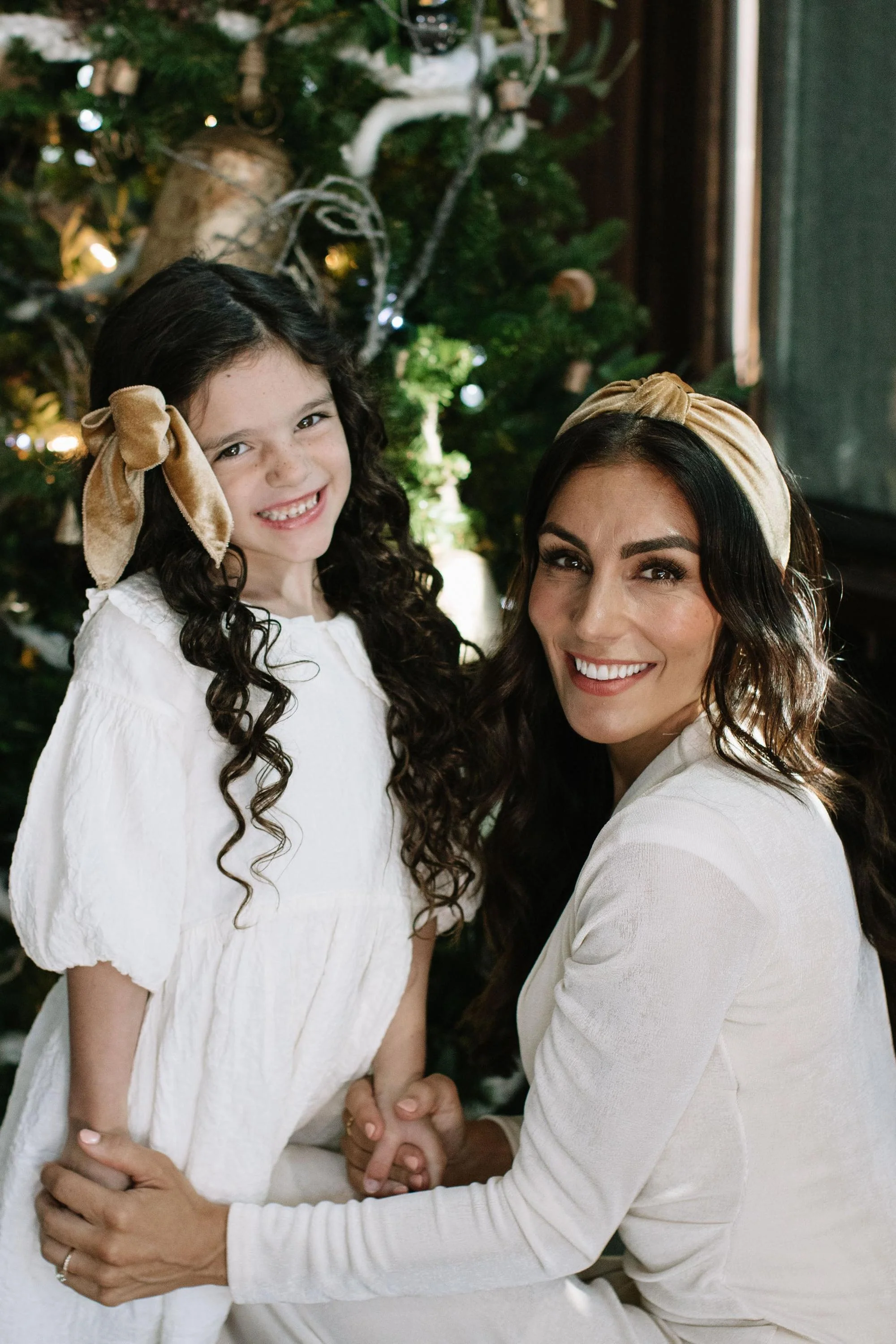Gold Velvet Darling Hair Bow - Image 8