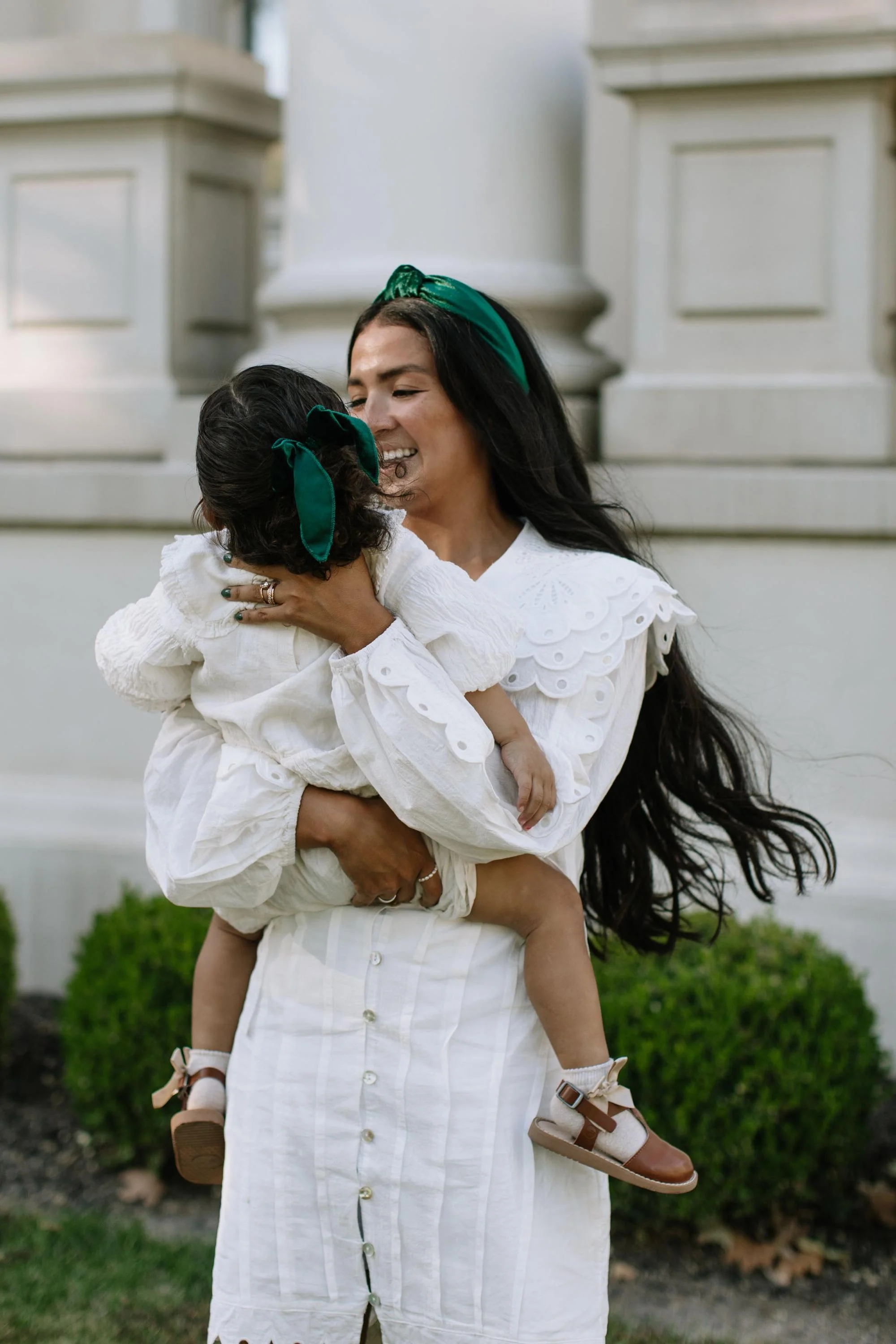 Green Velvet Darling Hair Bow - Image 12