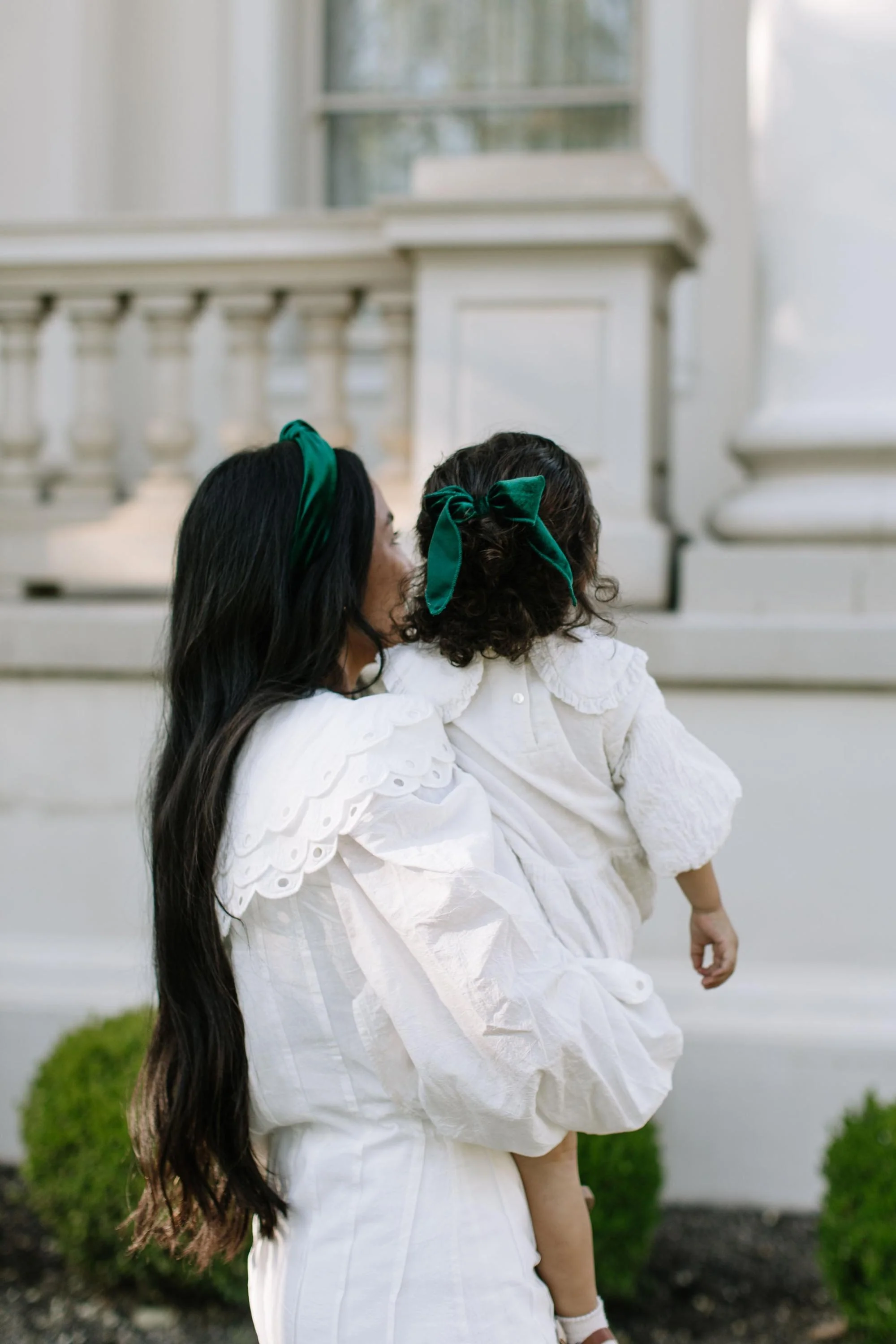 Green Velvet Darling Hair Bow - Image 13