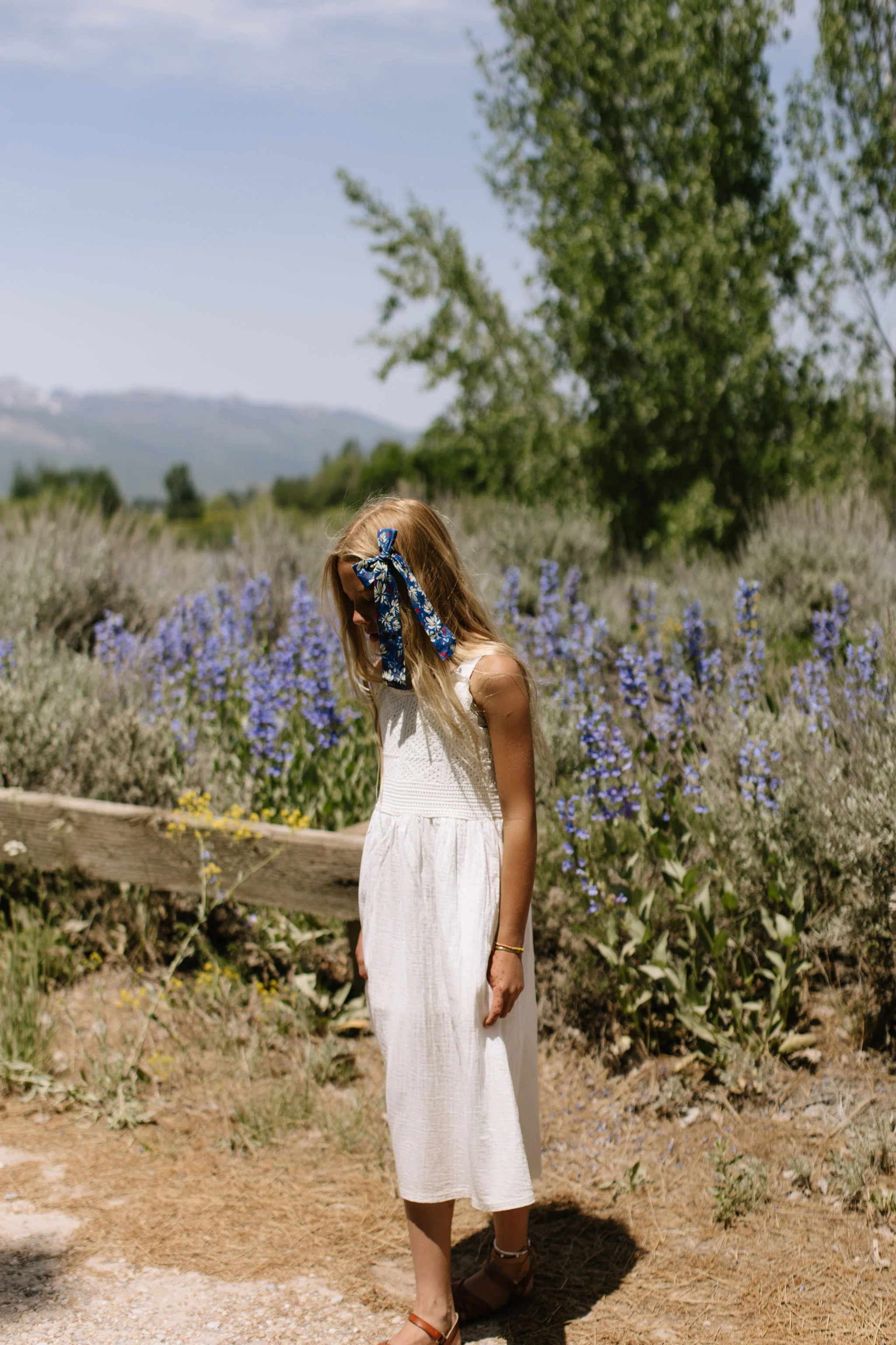 Hamilton Floral Lady Hair Bow - Image 4