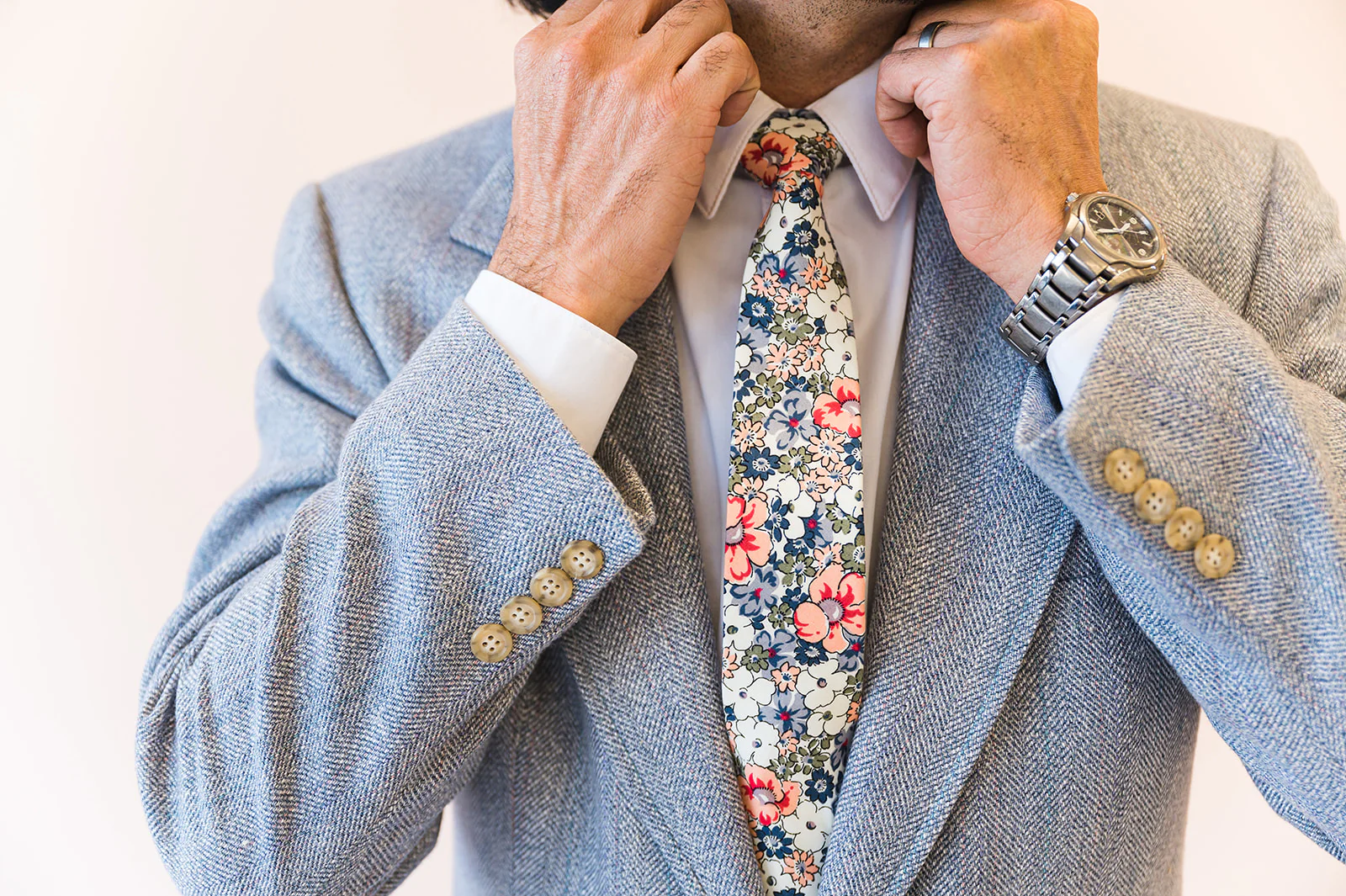 Huntsville Floral - Men's Tie - Image 5