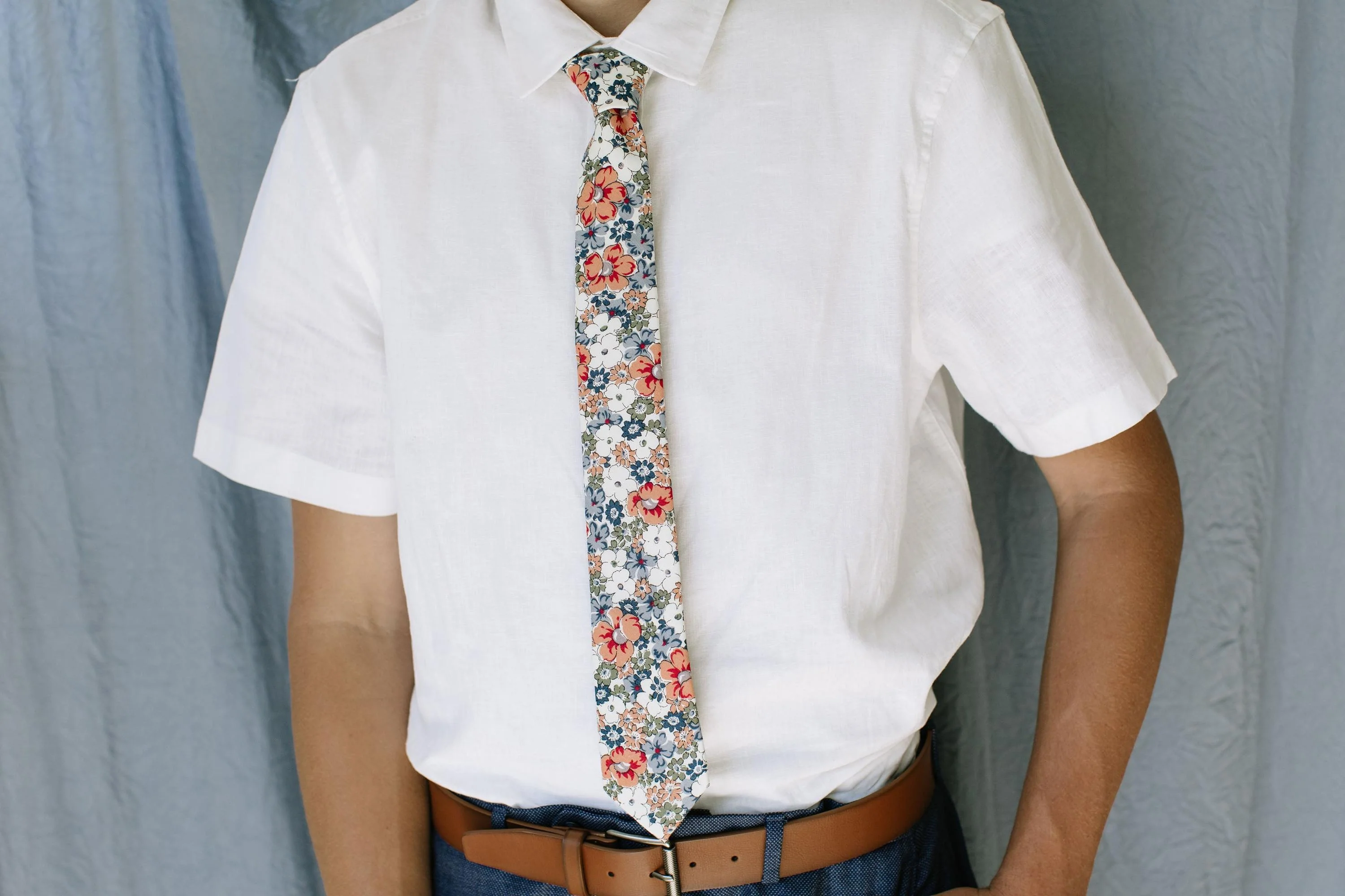 Huntsville Floral - Men's Tie - Image 7