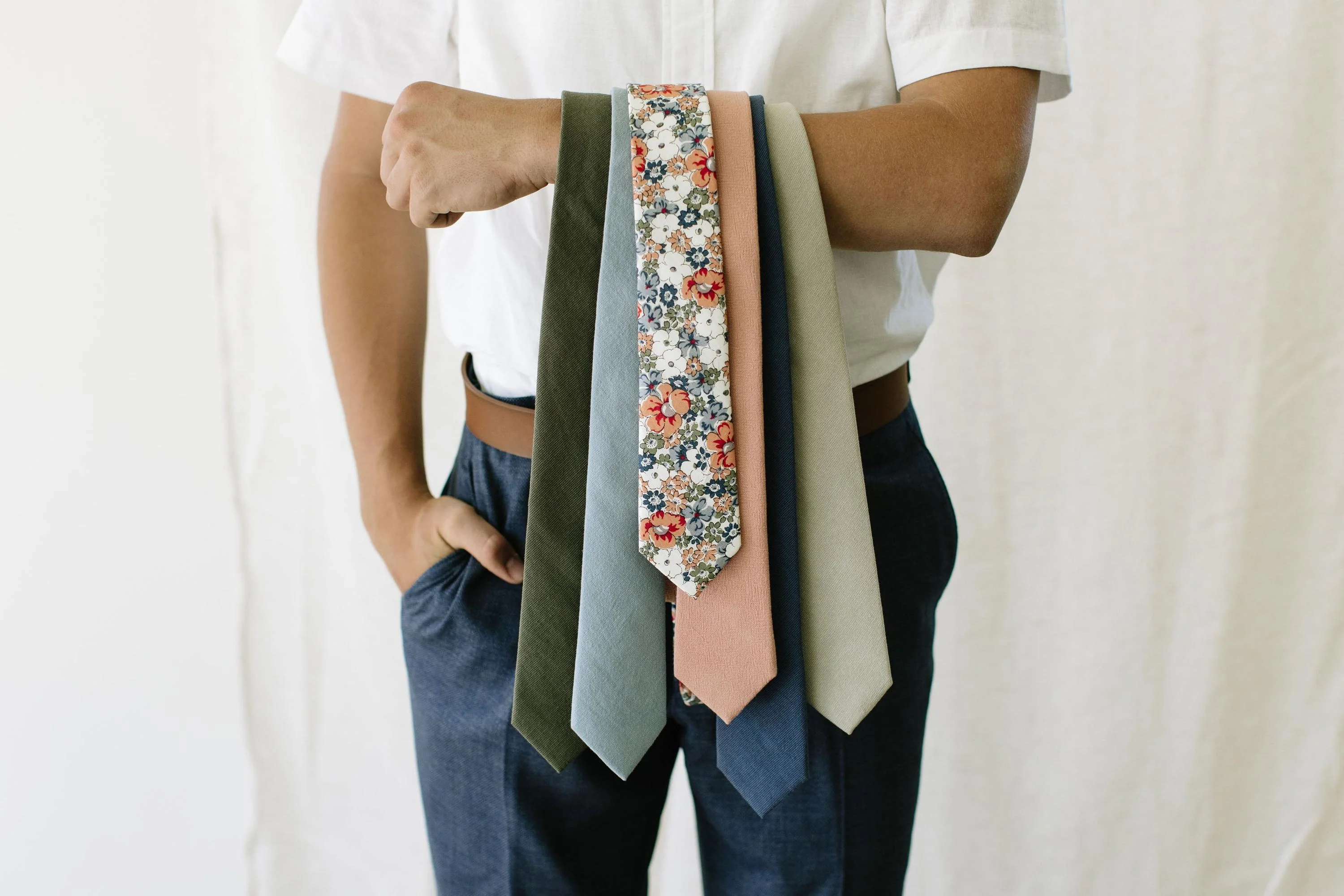 Huntsville Floral - Men's Tie - Image 8