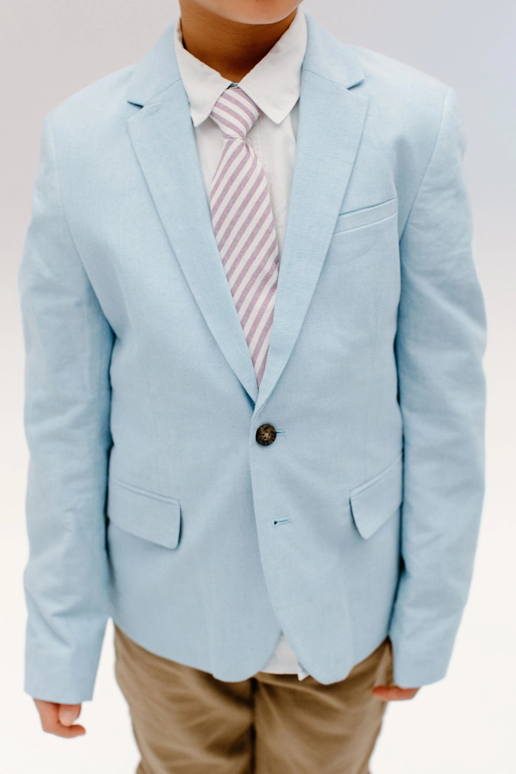 Iris Stripe Boys Tie - Image 5