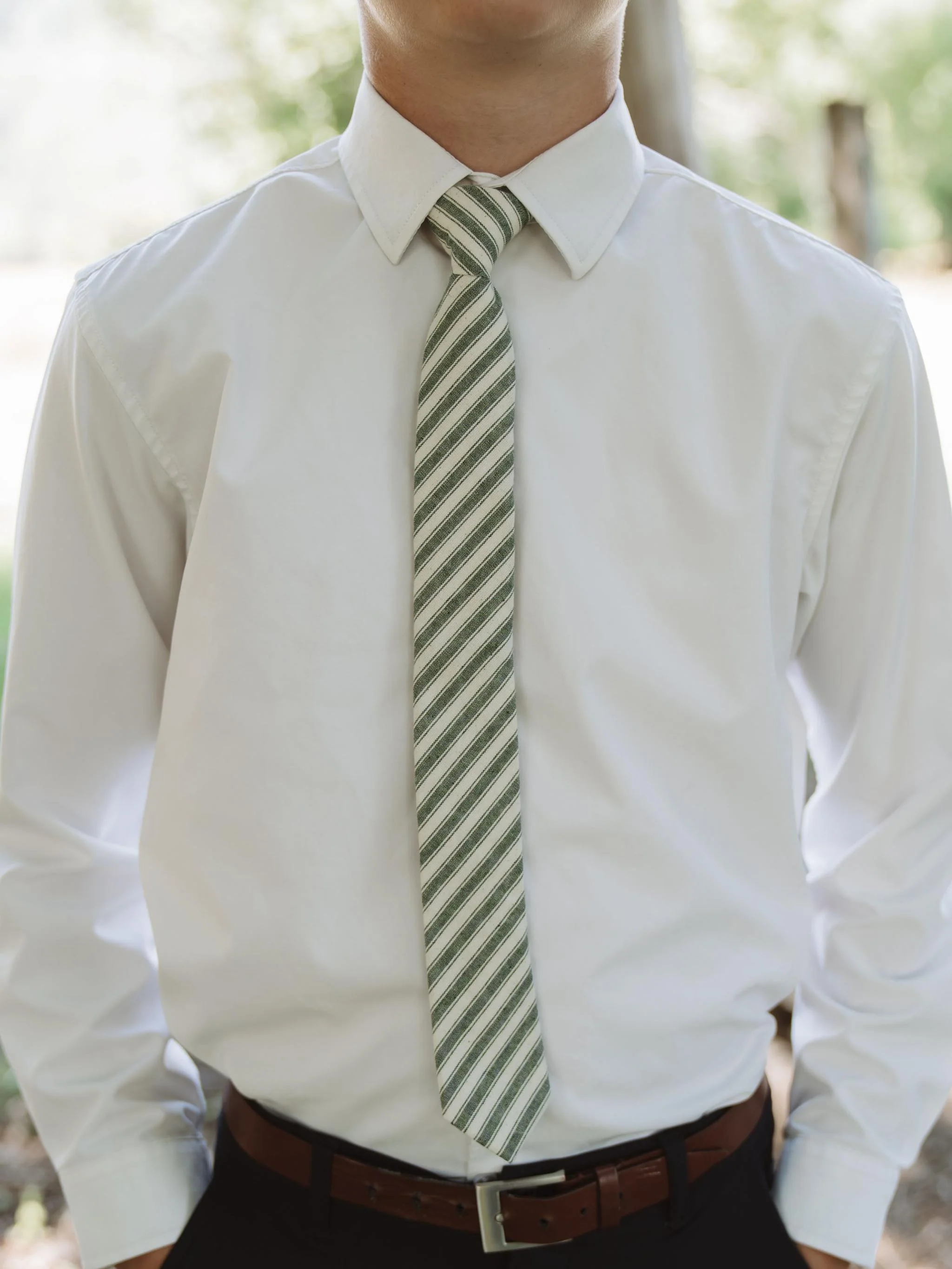 Juniper Stripe Boys Tie - Image 2