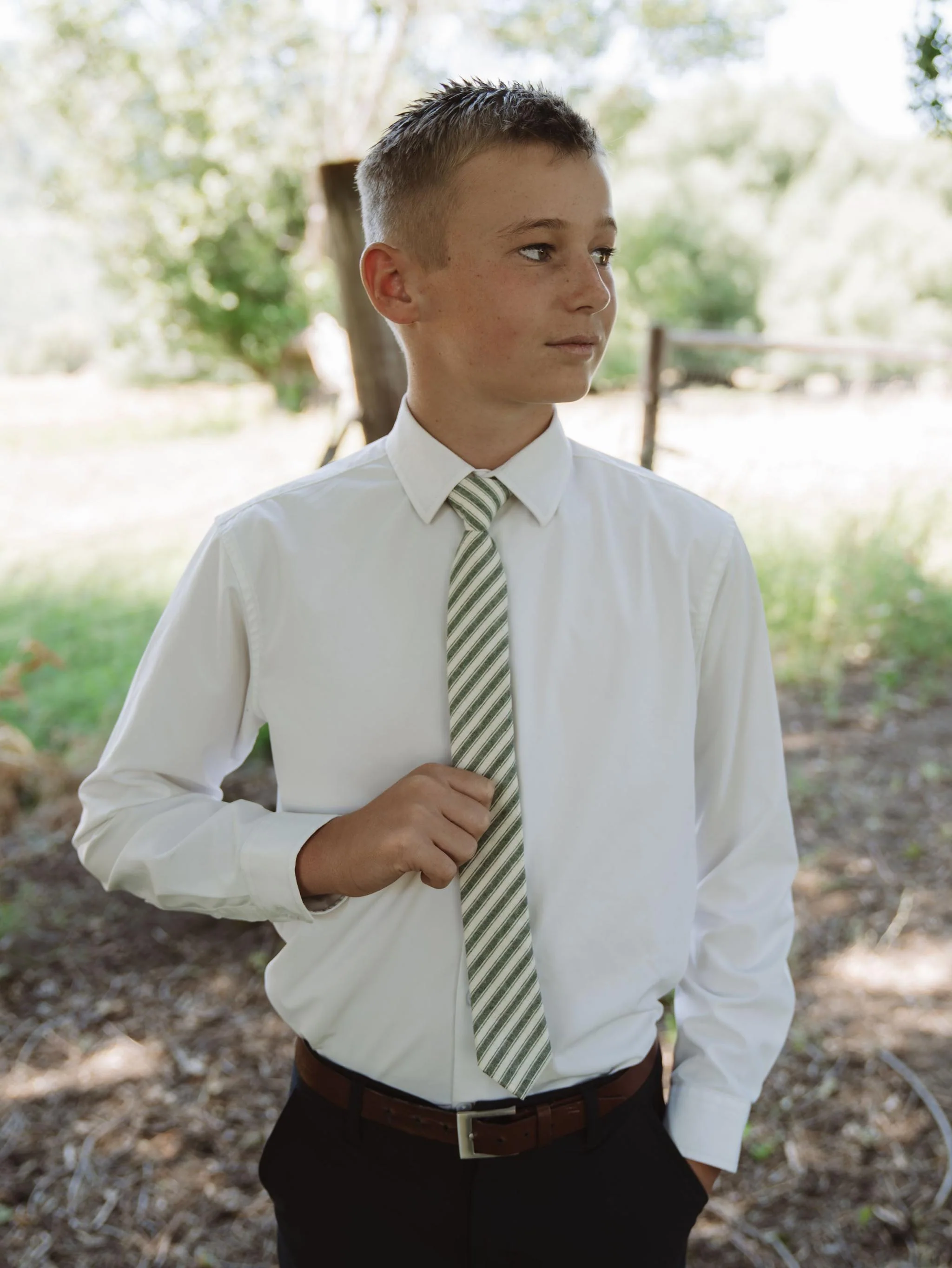 Juniper Stripe Boys Tie - Image 5