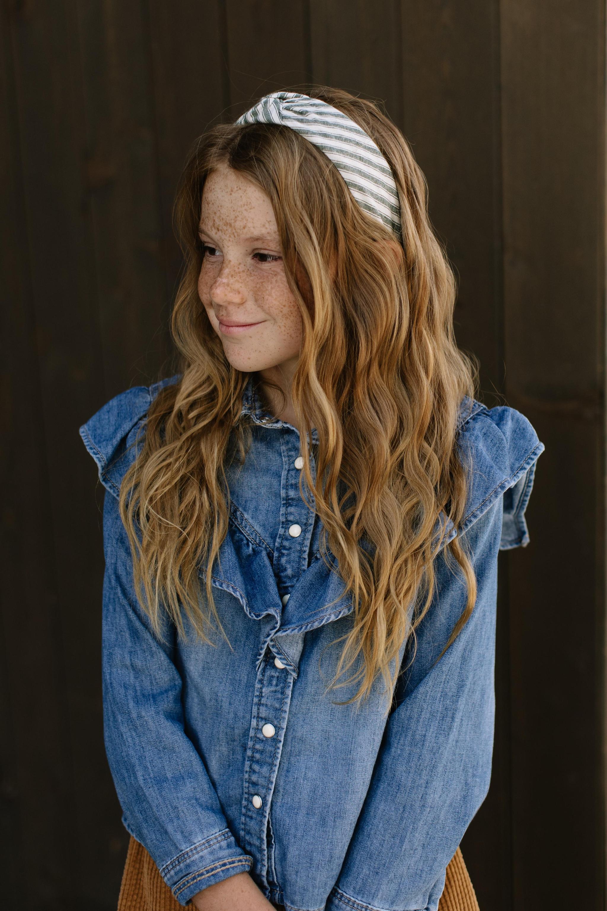 Juniper Stripe Knotted Headband - Image 19