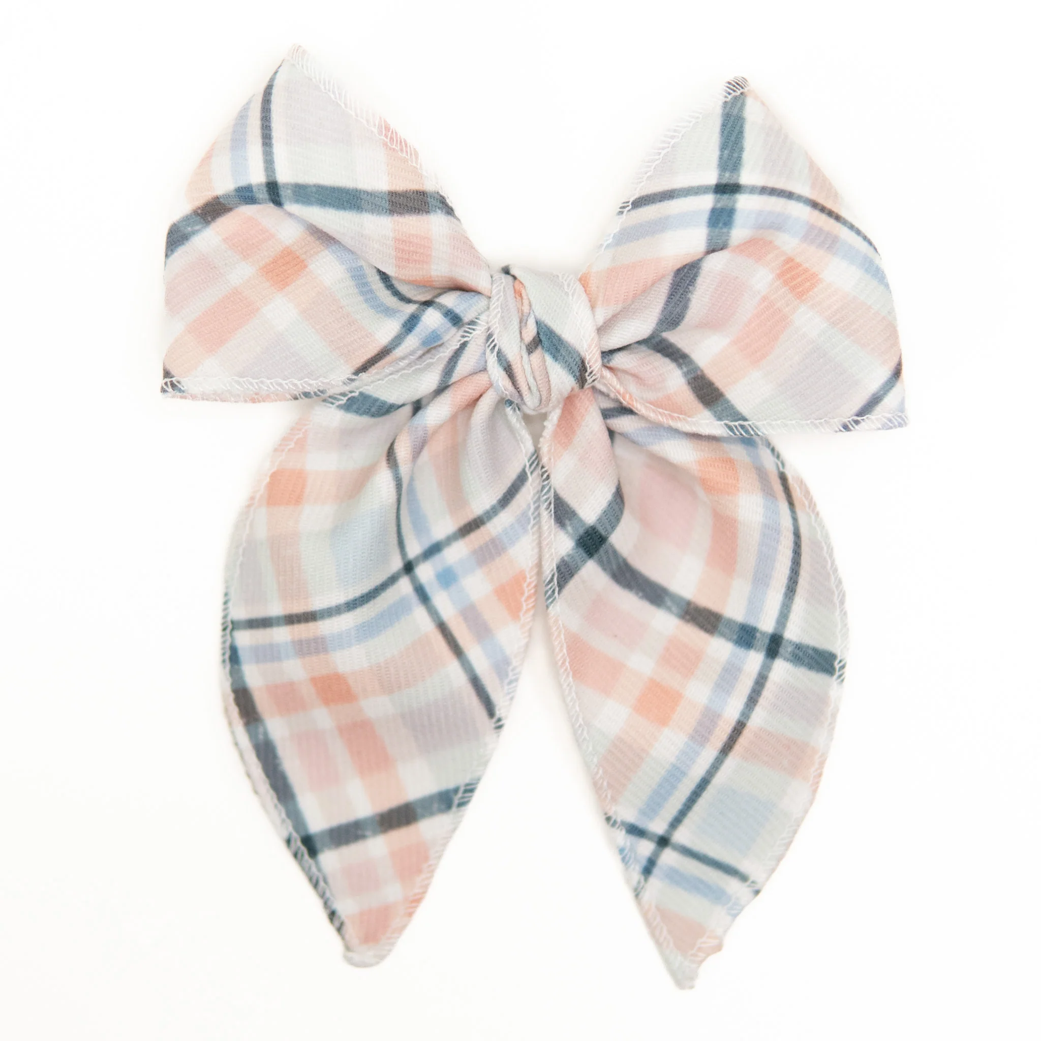 Larry Plaid Darling Hair Bow