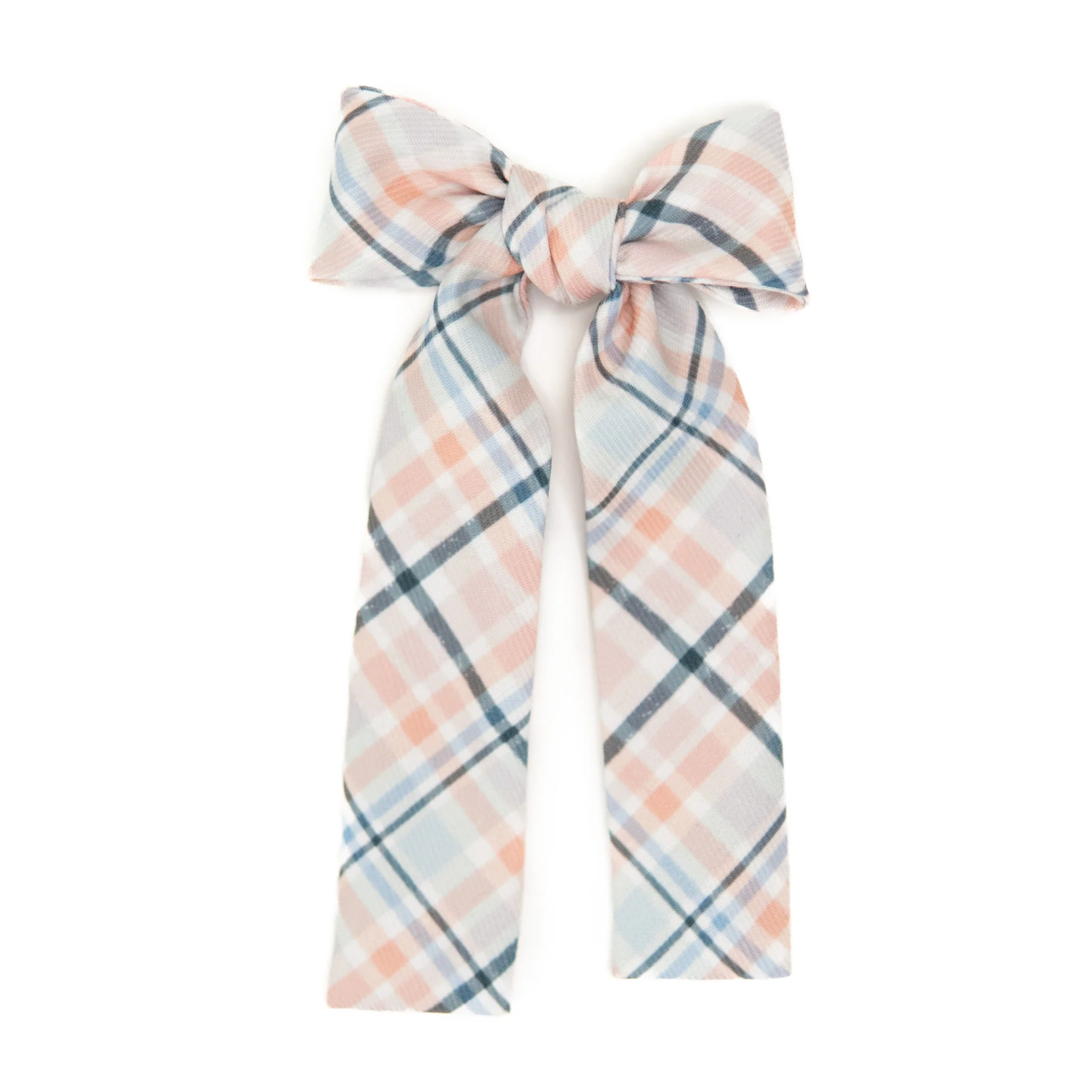 Larry Plaid Lady Hair Bow