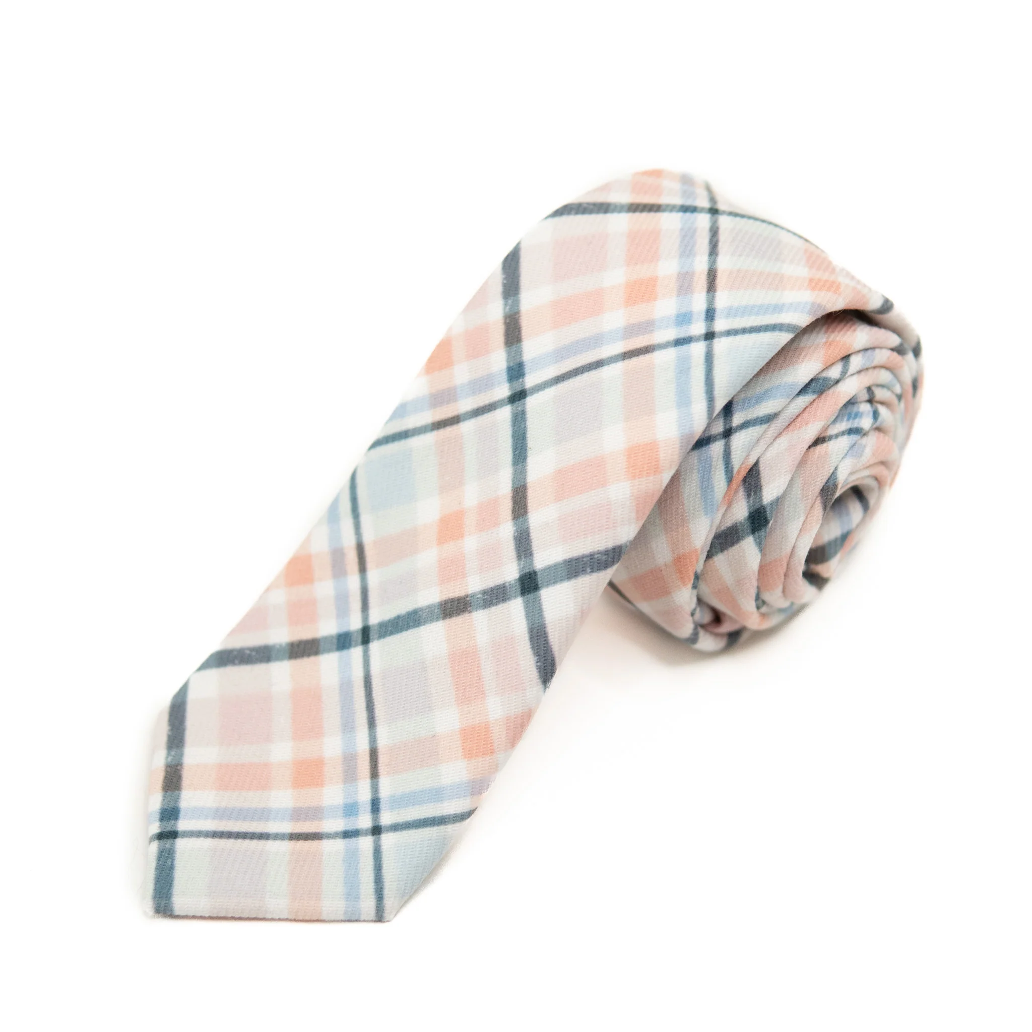 Larry Plaid Men's Tie - Image 4