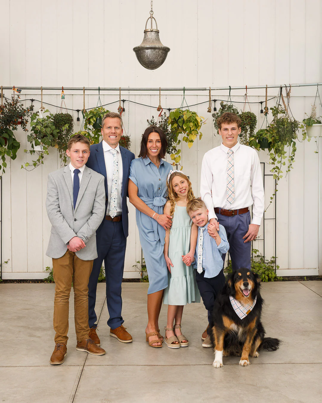 Larry Plaid Youth Tie - Image 2