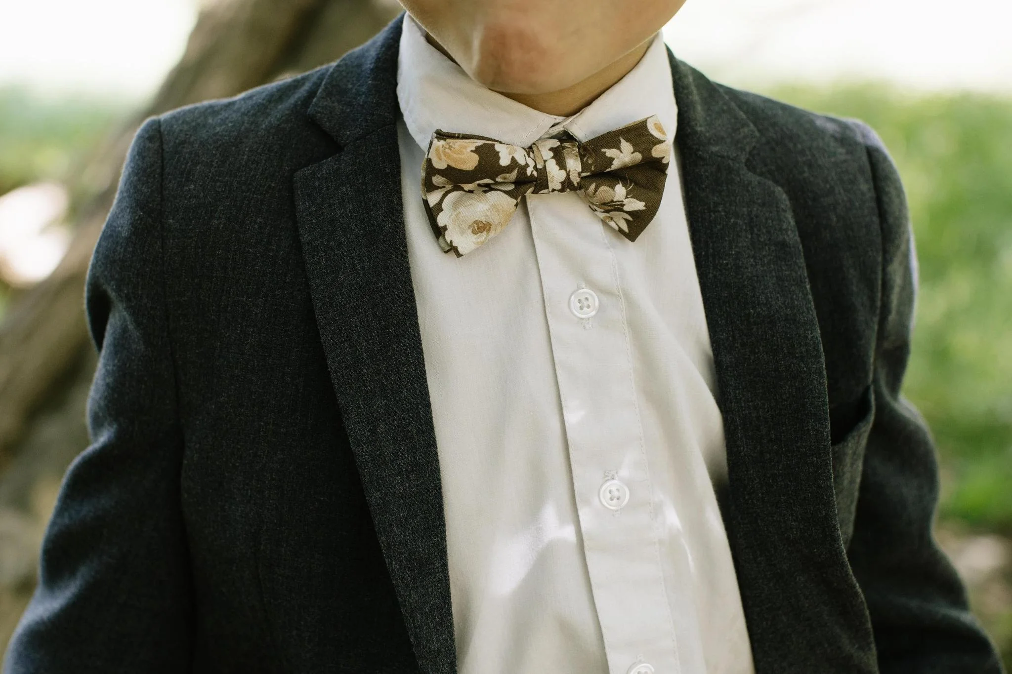 Magnolia Floral Boys Bow Tie - Image 2