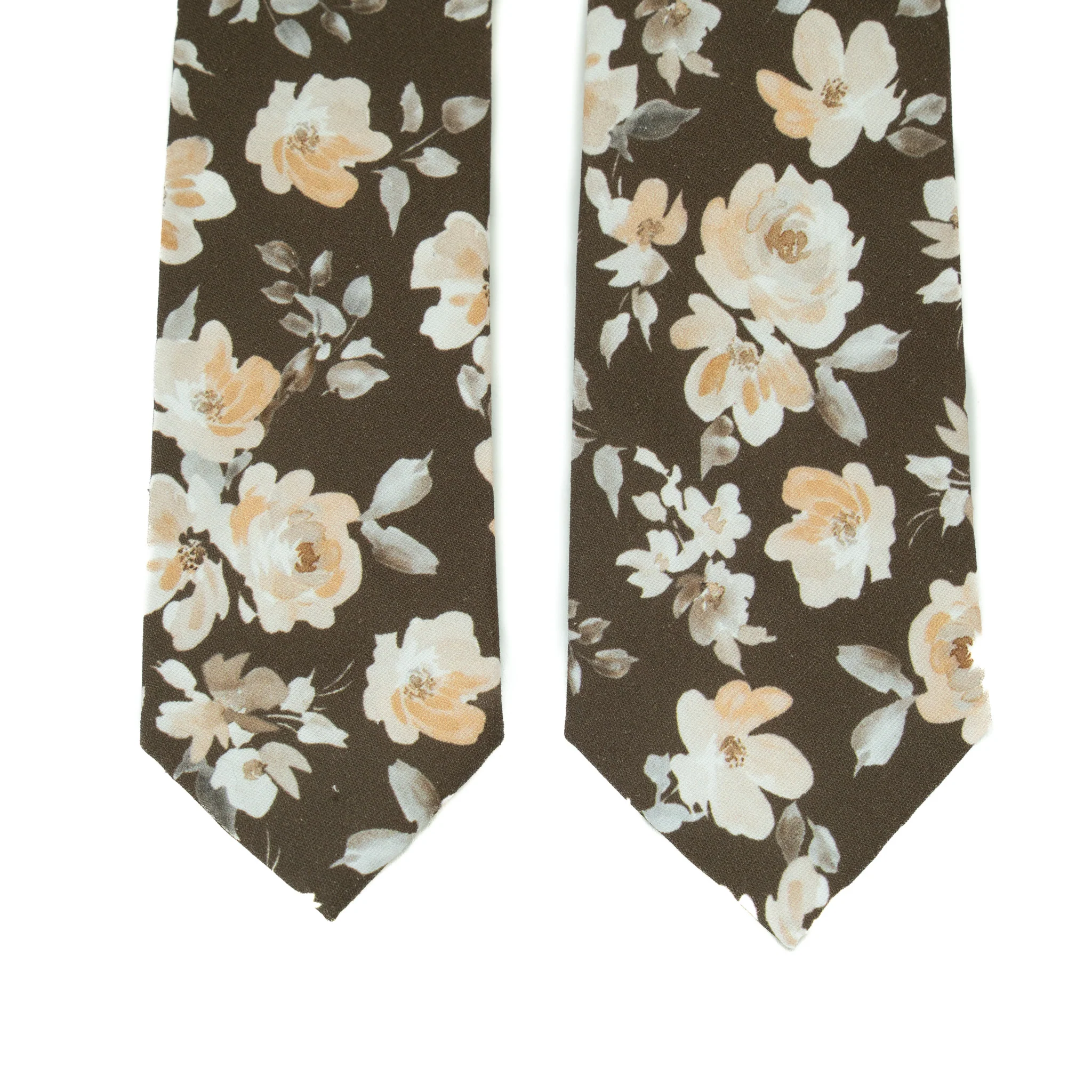 Magnolia Floral Men's Tie - Image 4
