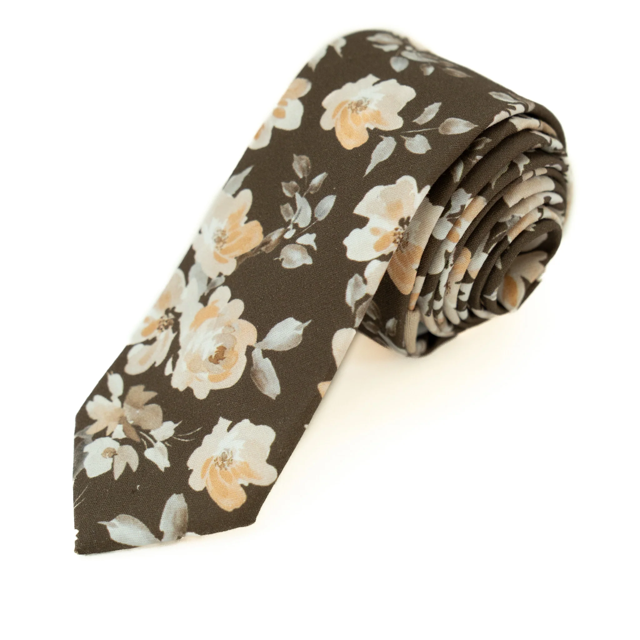 Magnolia Floral Men's Tie - Image 5