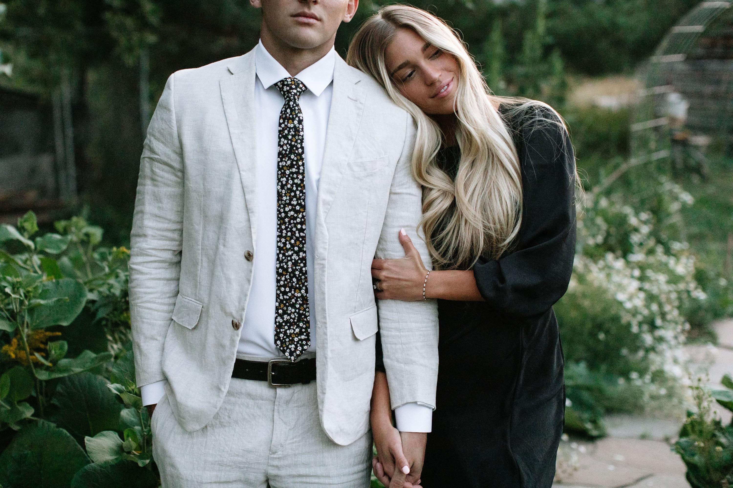 Midnight Floral - Men's Tie - Image 7