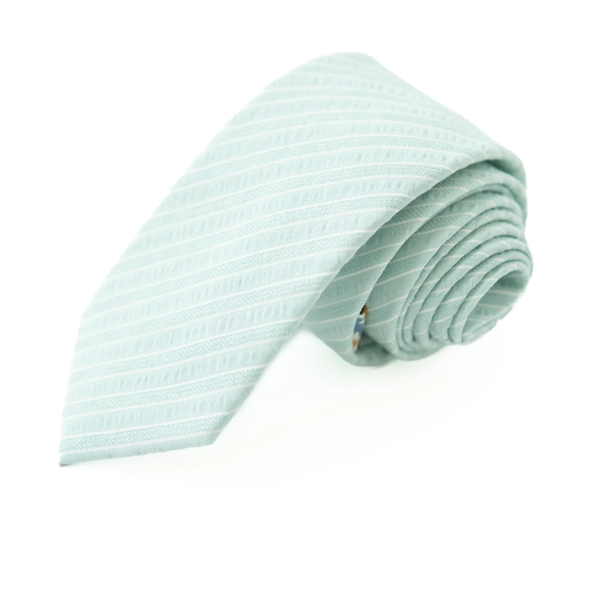 Mint Stripe Men's Tie - Image 3
