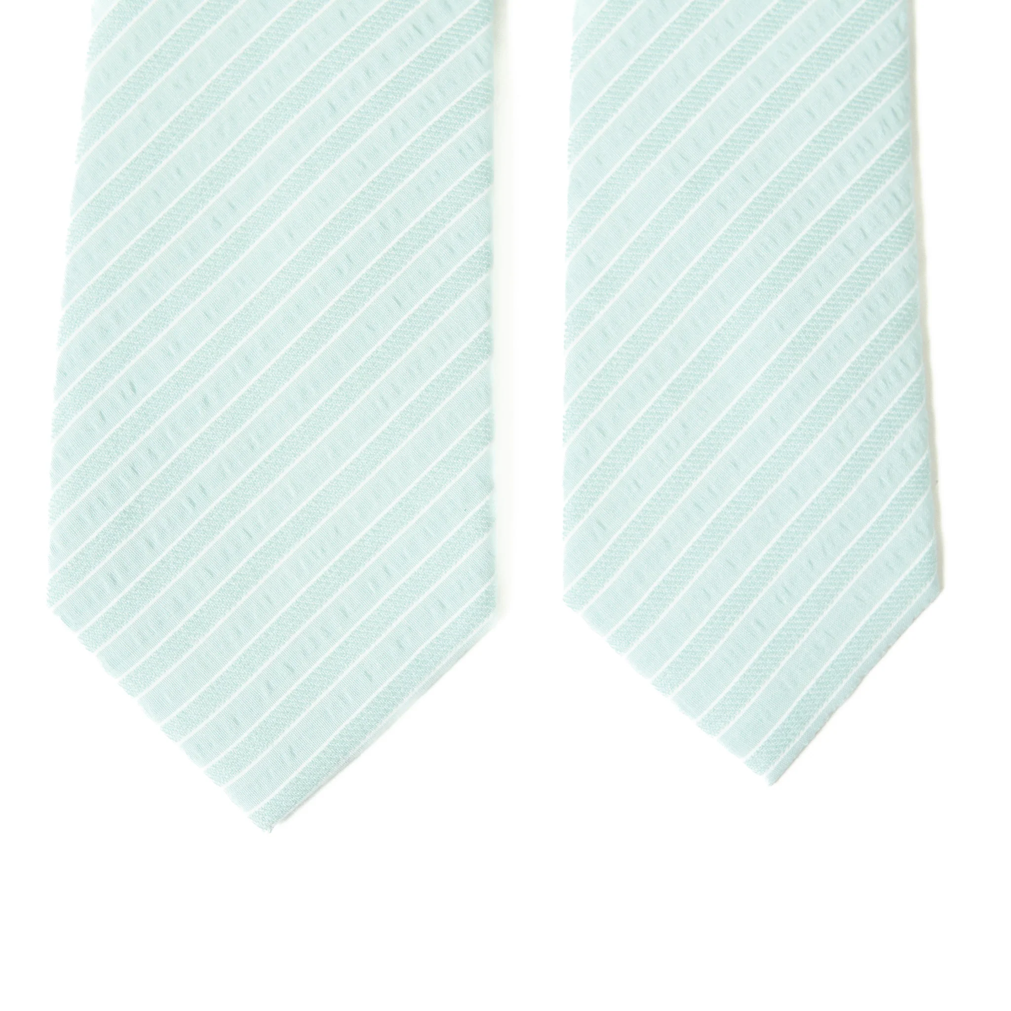 Mint Stripe Men's Tie - Image 4