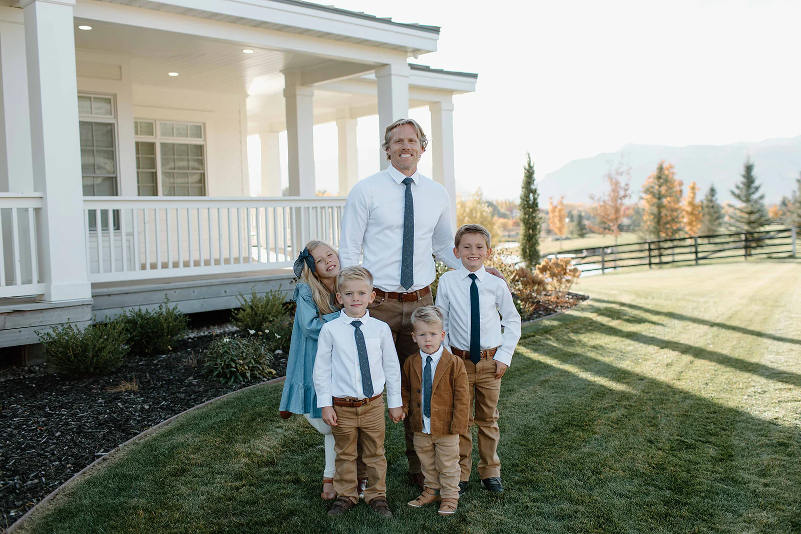 Navy Dot Boys Tie - Image 5