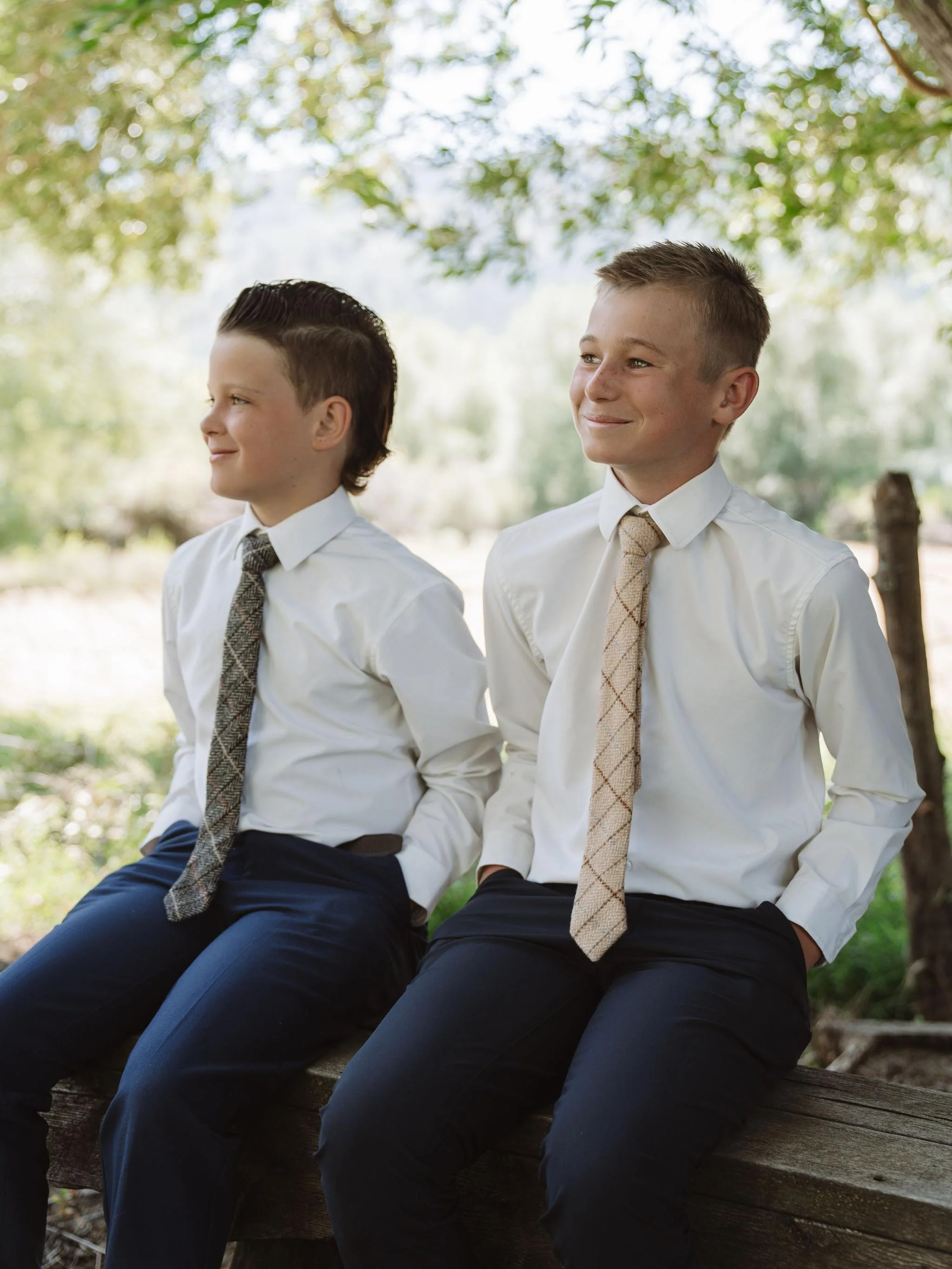 Newton Tweed Boys Tie - Image 6