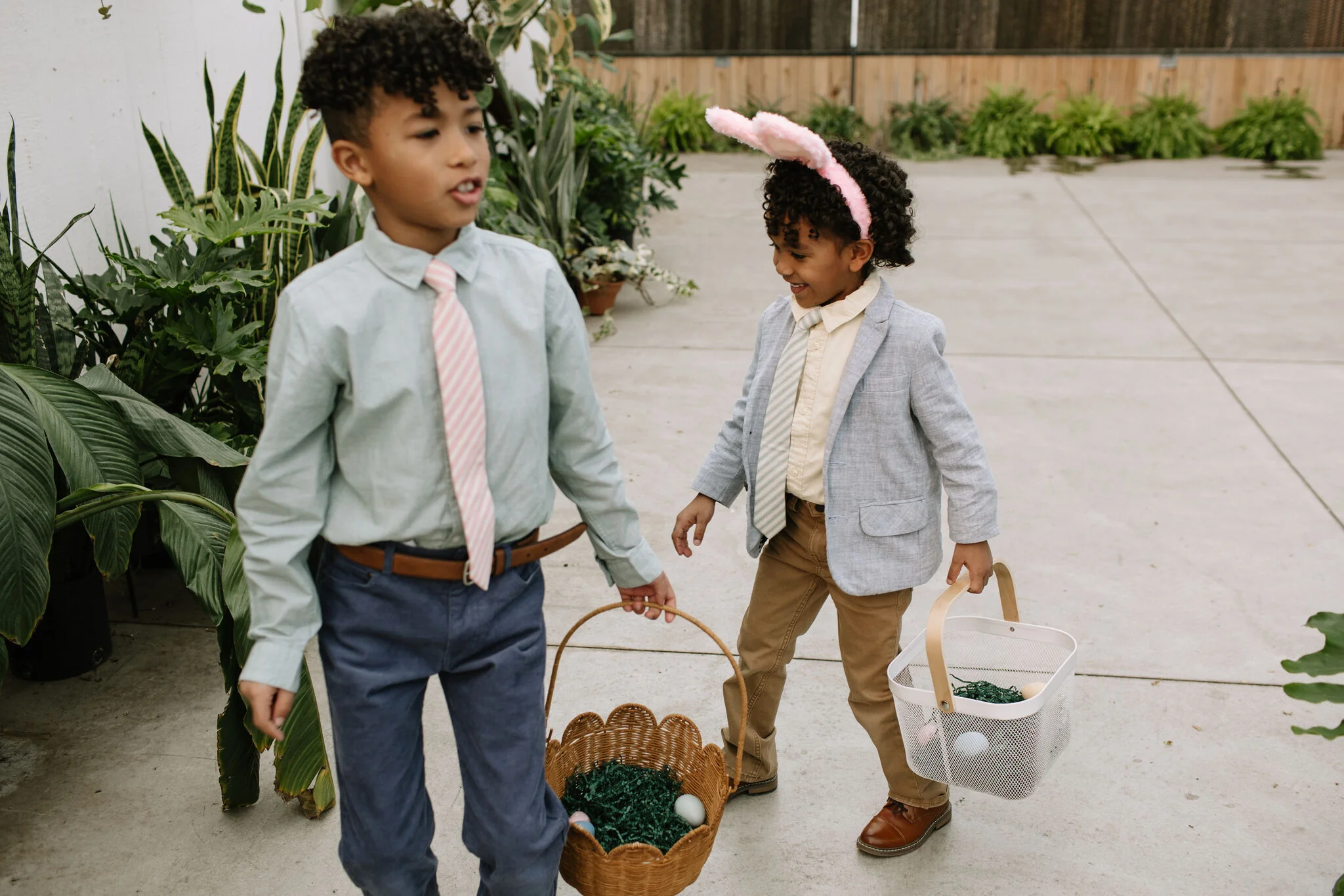 Pistachio Stripe - Boys Tie - Image 6