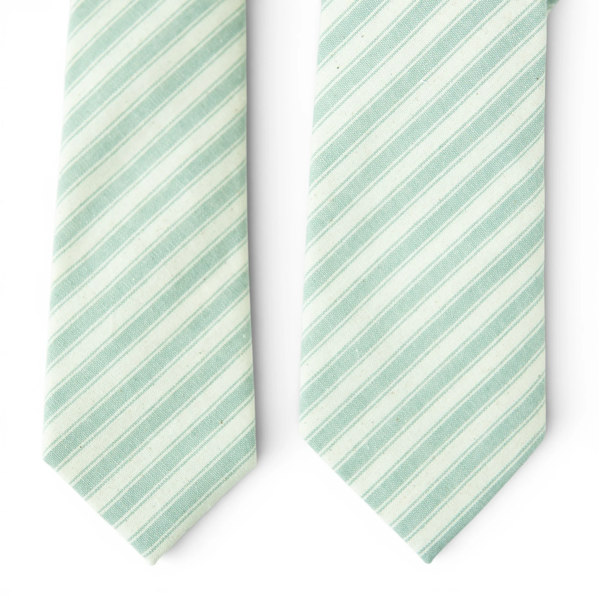 Pistachio Stripe - Men's Tie - Image 4